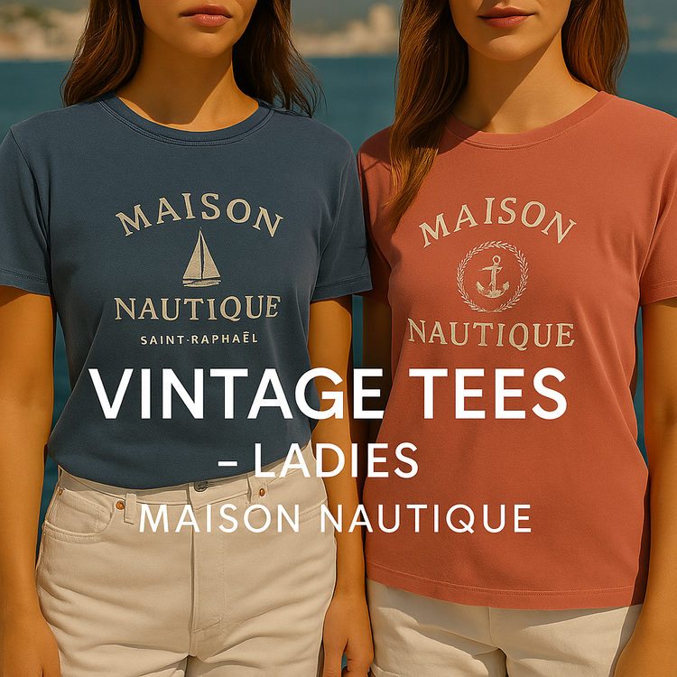 Vintage Tees – Ladies | Maison Nautique