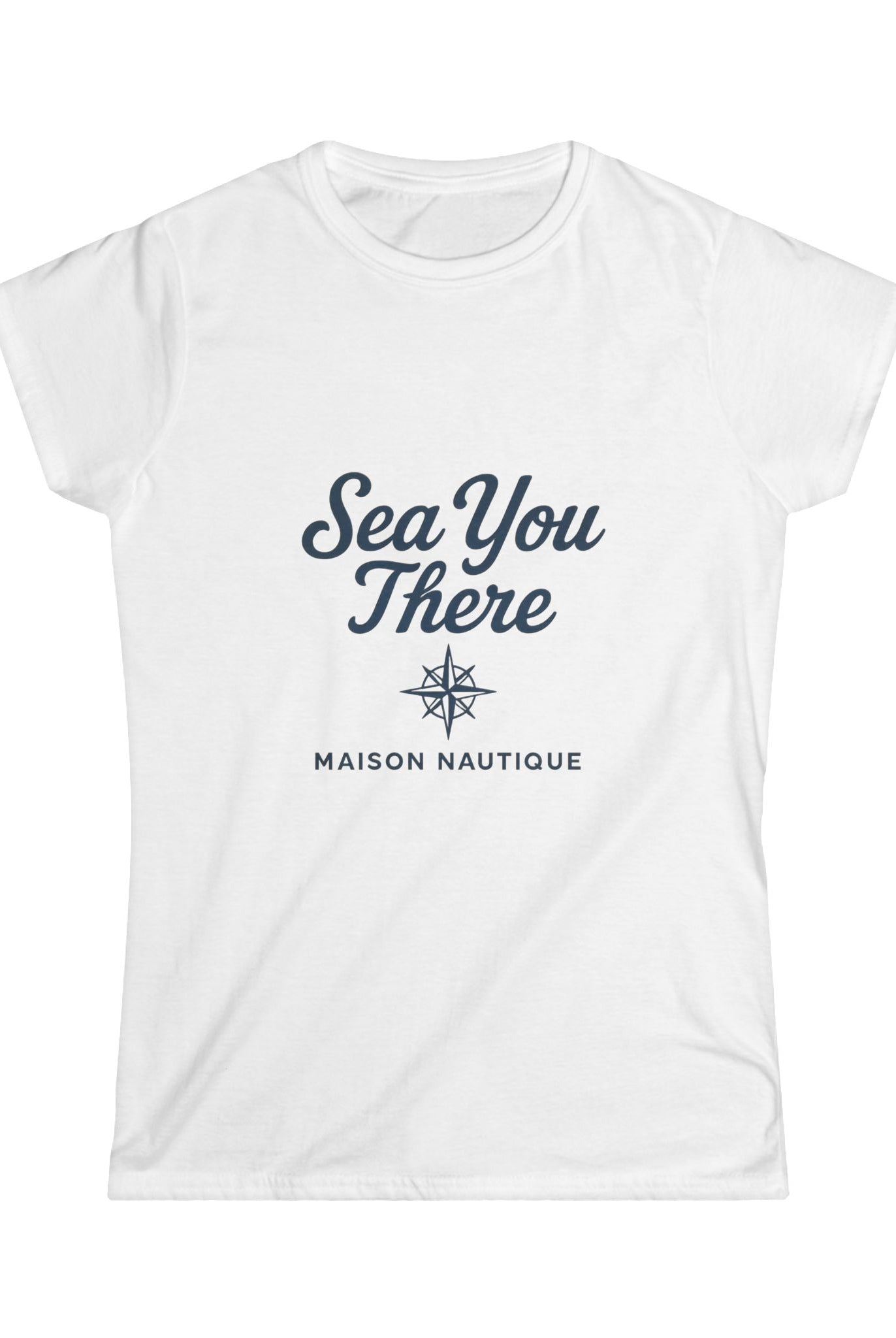 Sea You There – Women’s Coastal Crew Tee - Maison Nautique