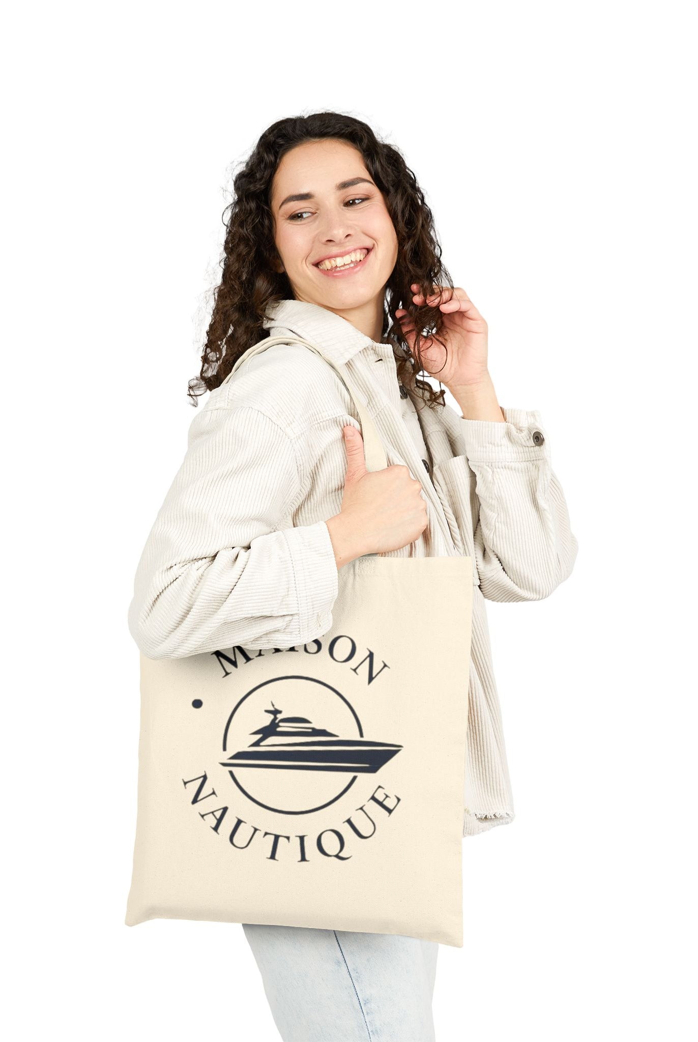 Maison Nautique Canvas Tote – Everyday Elegance - Maison Nautique