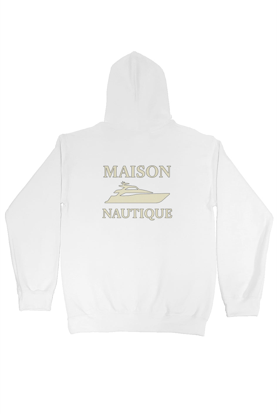 Maison Nautique Heavyweight Coastal Hoodie – Black, Navy, White (Bold Yacht Edition)