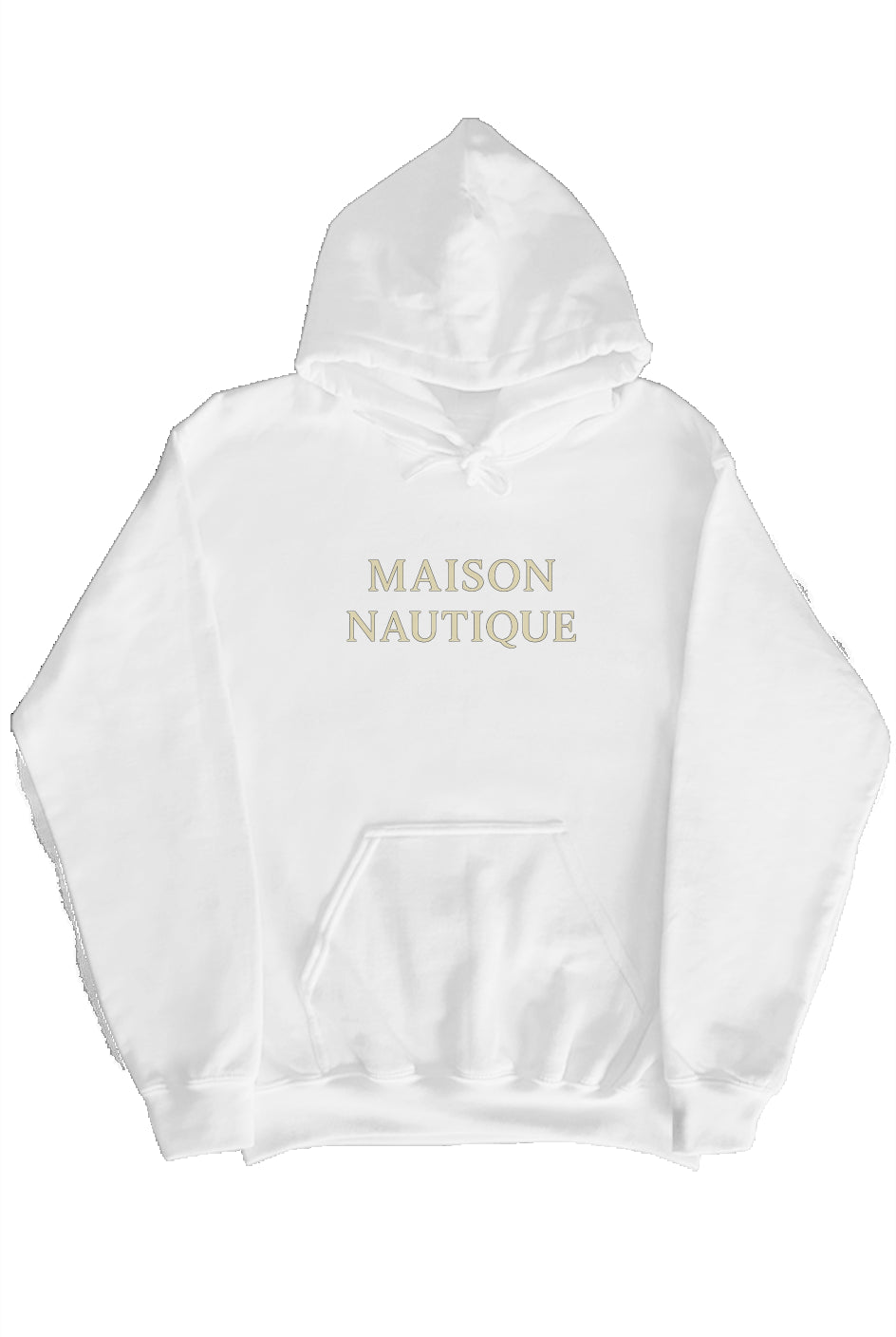 Maison Nautique Heavyweight Coastal Hoodie – Black, Navy, White (Bold Yacht Edition)