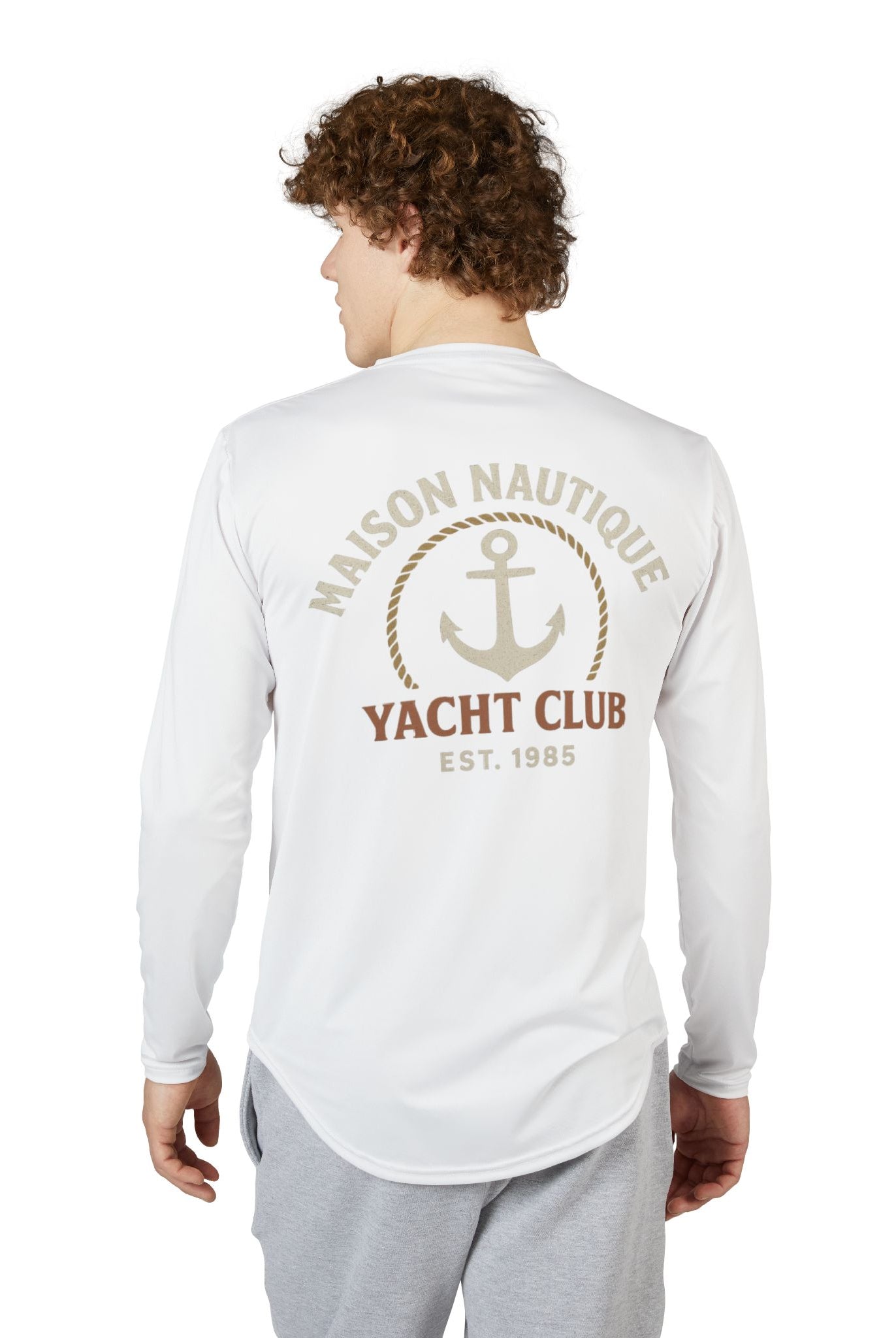 Yacht Club Long Sleeve – UV Protection Performance Shirt - Maison Nautique
