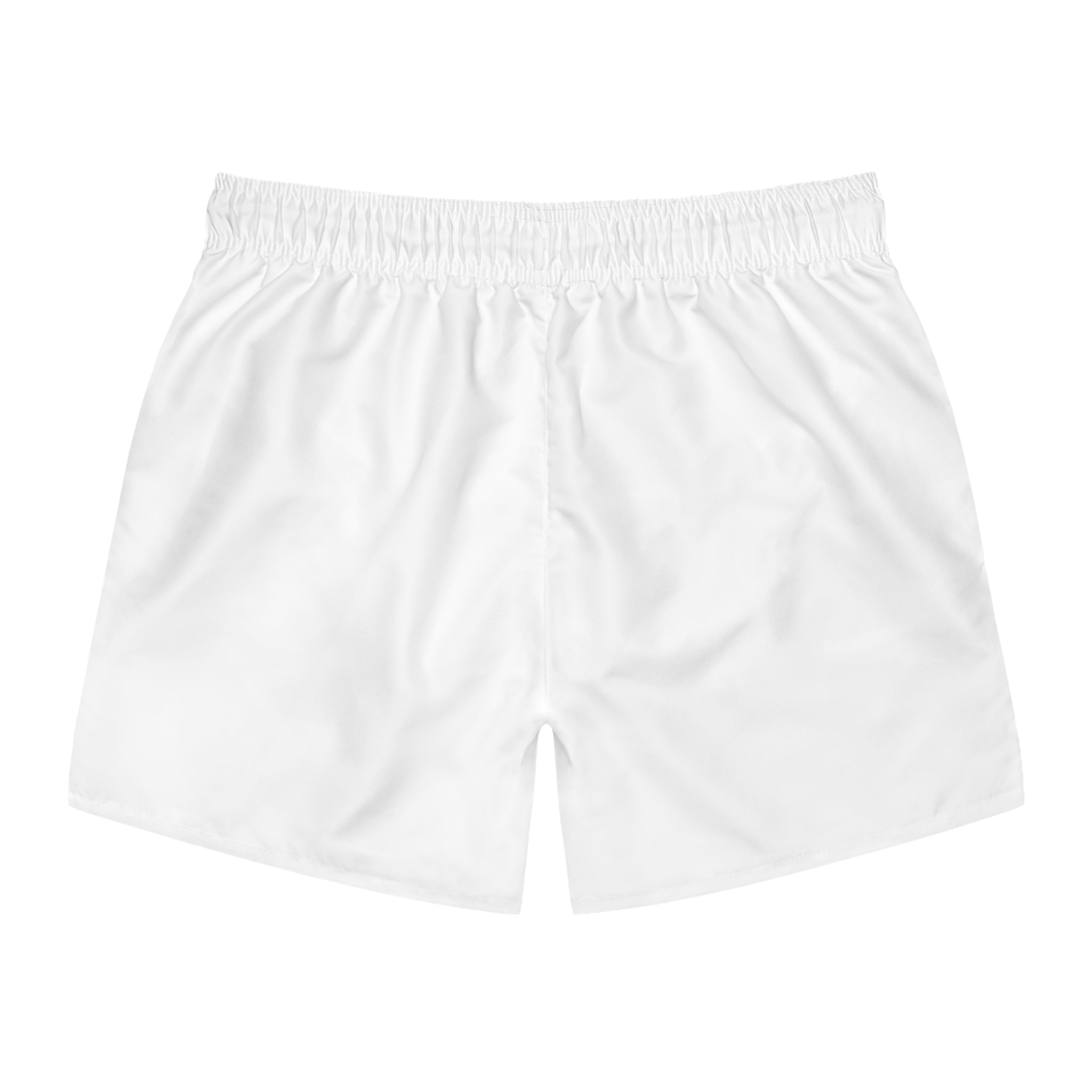 Maison Nautique Men’s Coordinates Swim Trunks – Coastal White Edition - Maison Nautique