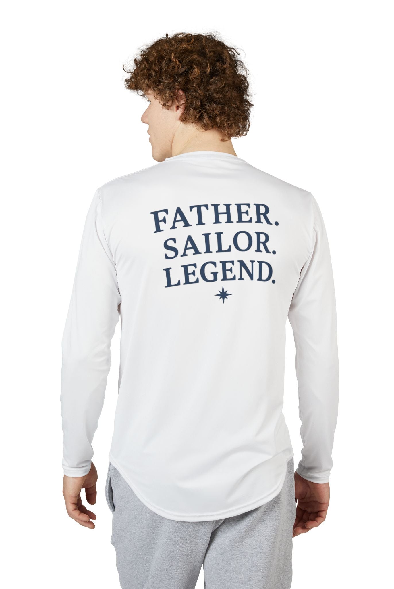 Father. Sailor. Legend. UV Protection Long Sleeve Shirt - Maison Nautique
