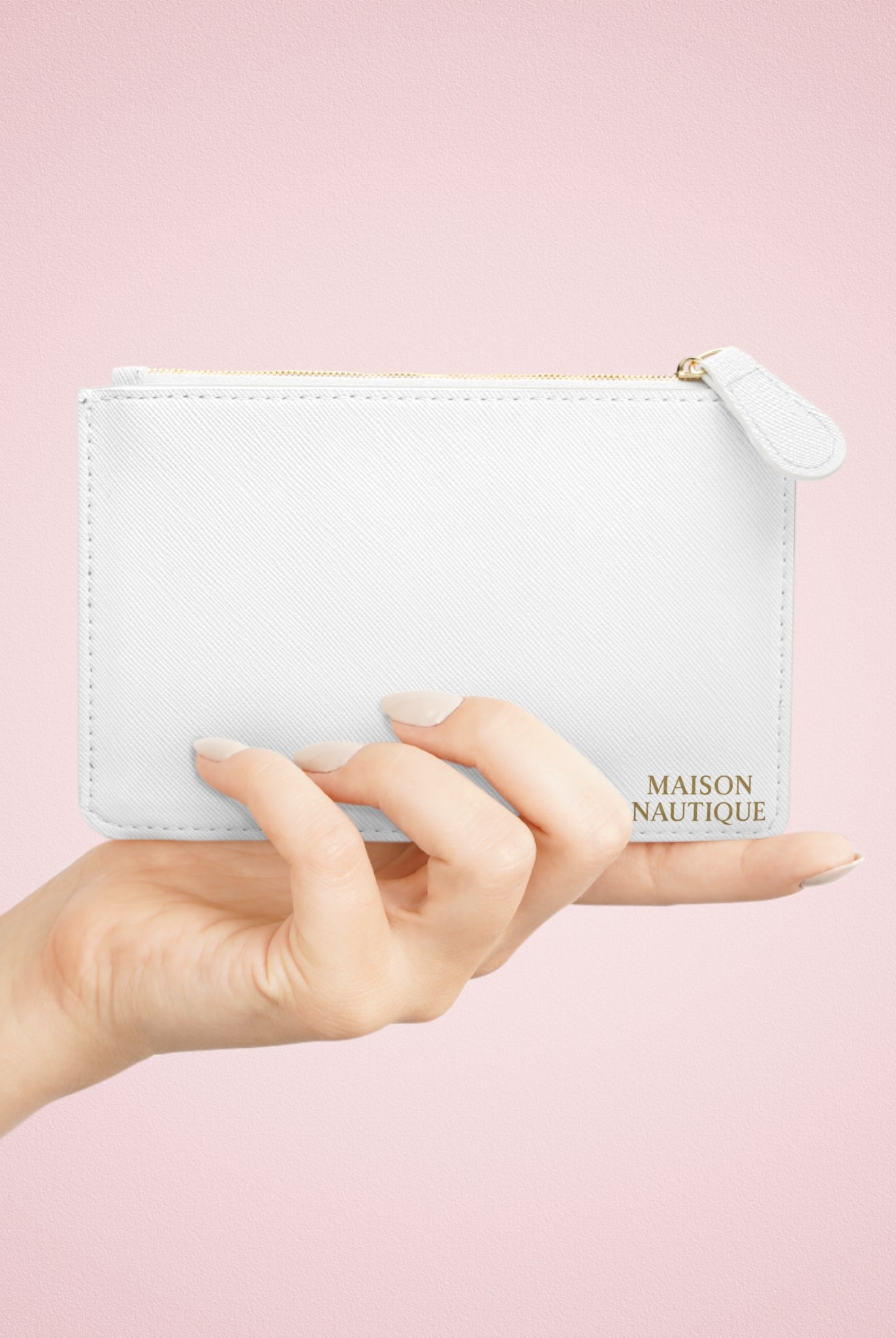 Maison Nautique Signature Clutch – Coastal Gold Edition - Maison Nautique