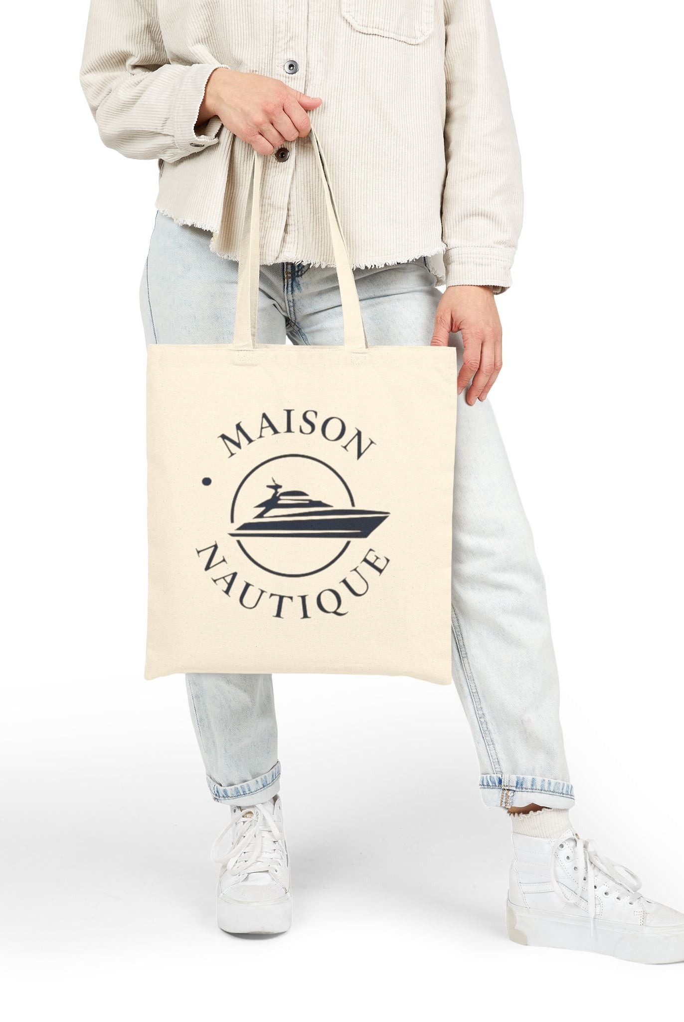 Maison Nautique Canvas Tote – Everyday Elegance - Maison Nautique