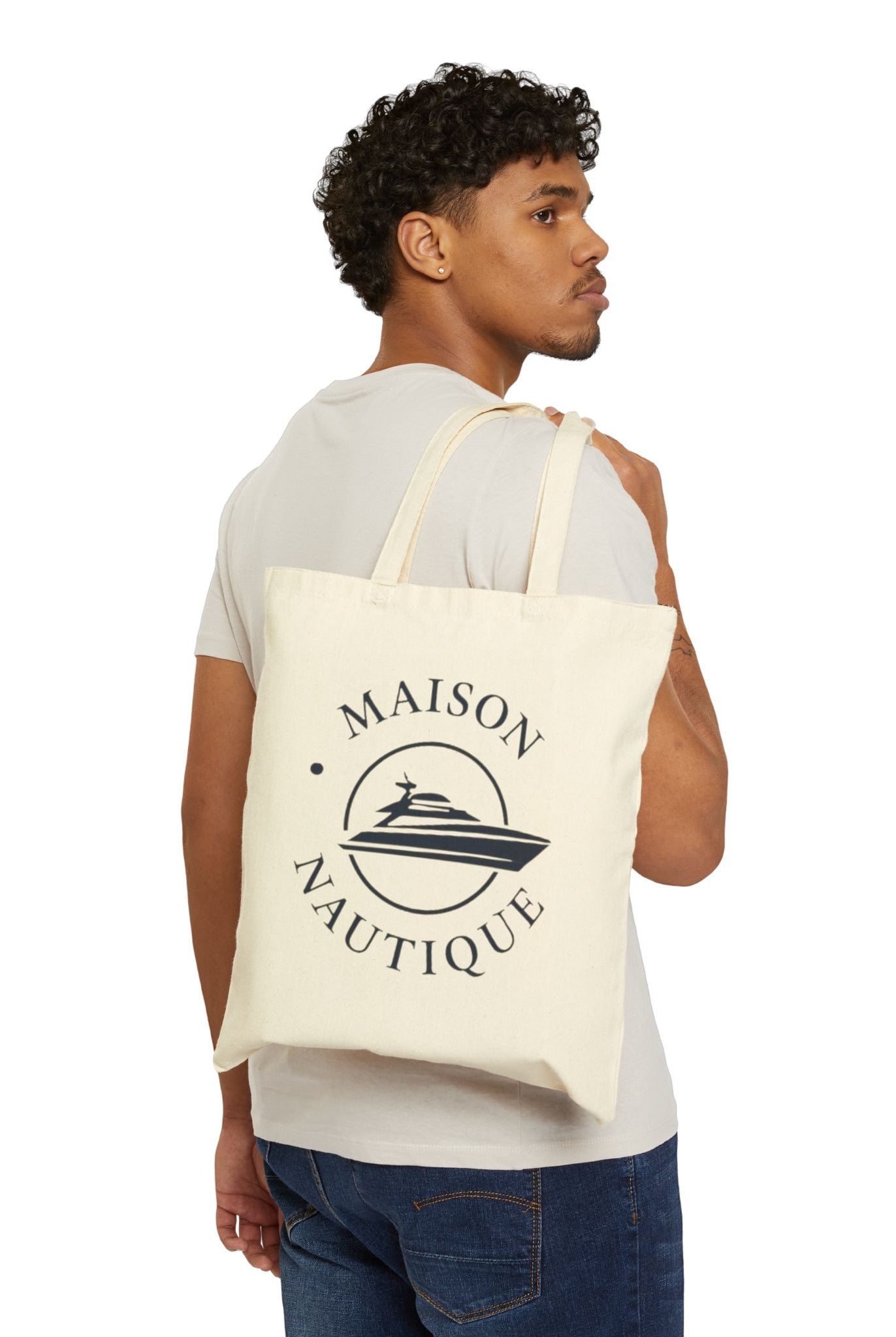 Maison Nautique Canvas Tote – Everyday Elegance - Maison Nautique