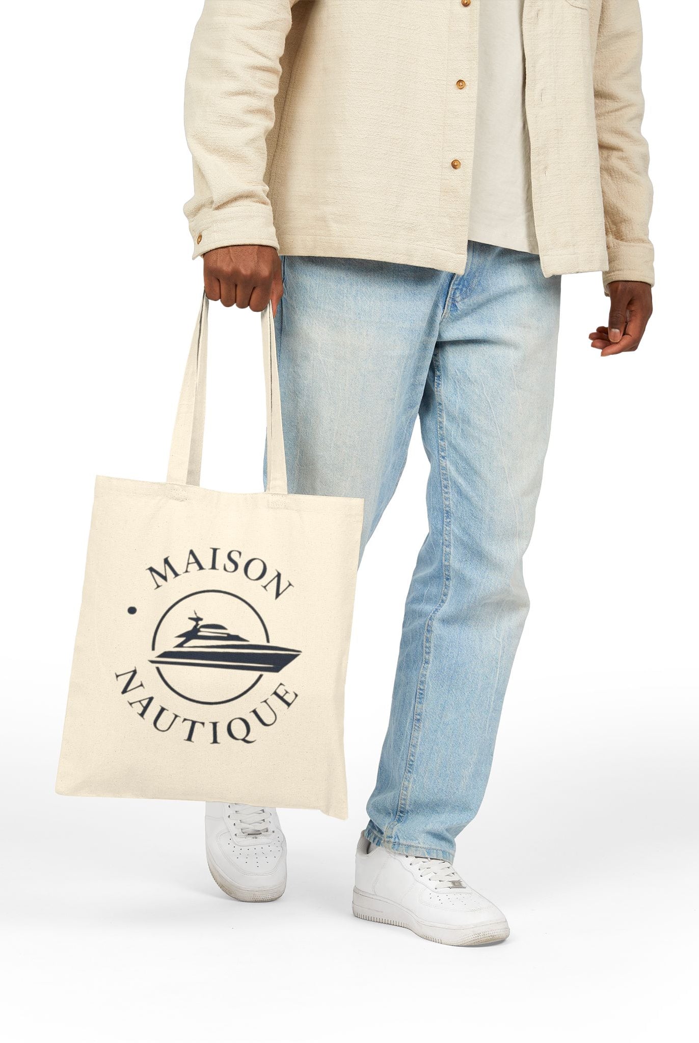 Maison Nautique Canvas Tote – Everyday Elegance - Maison Nautique