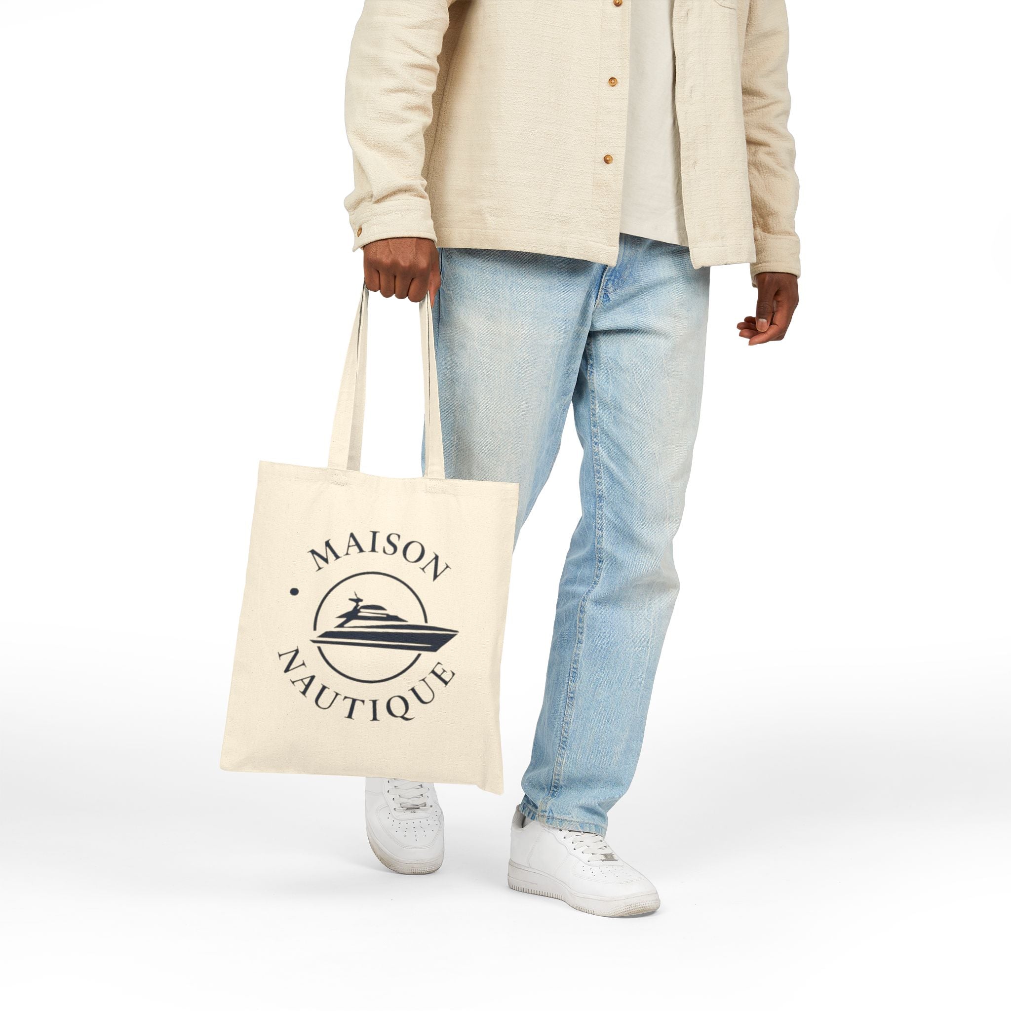 Maison Nautique Canvas Tote – Everyday Elegance - Maison Nautique