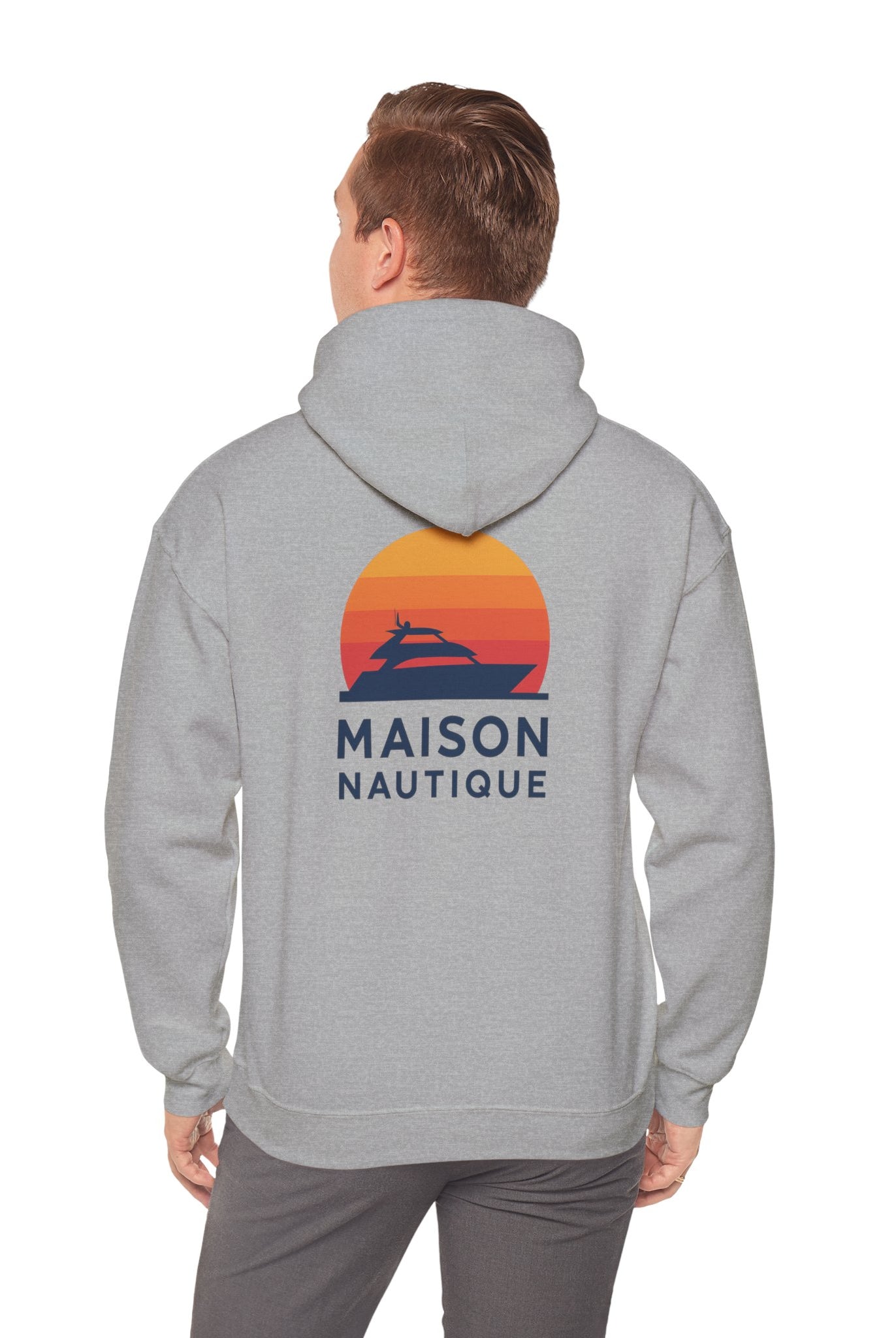 Maison Nautique Yacht Hoodie – Sunset Edition, Unisex - Maison Nautique