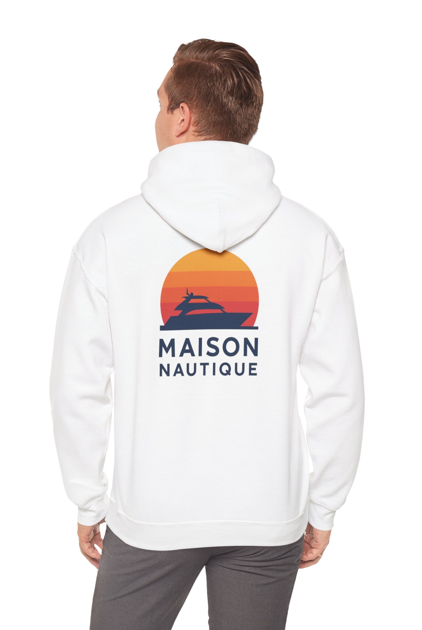 Maison Nautique Yacht Hoodie – Sunset Edition, Unisex - Maison Nautique