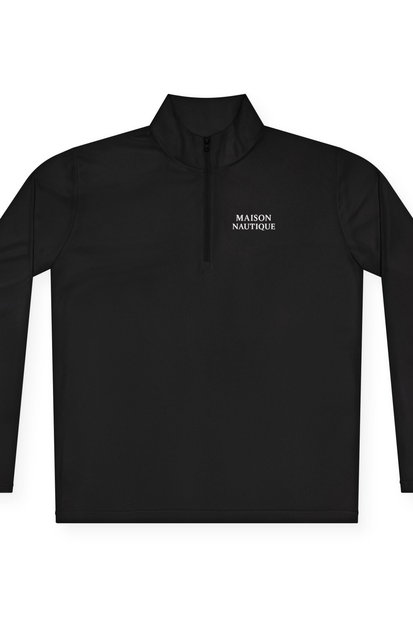 Maison Nautique Signature Quarter-Zip – Black, Grey, True Navy - Maison Nautique