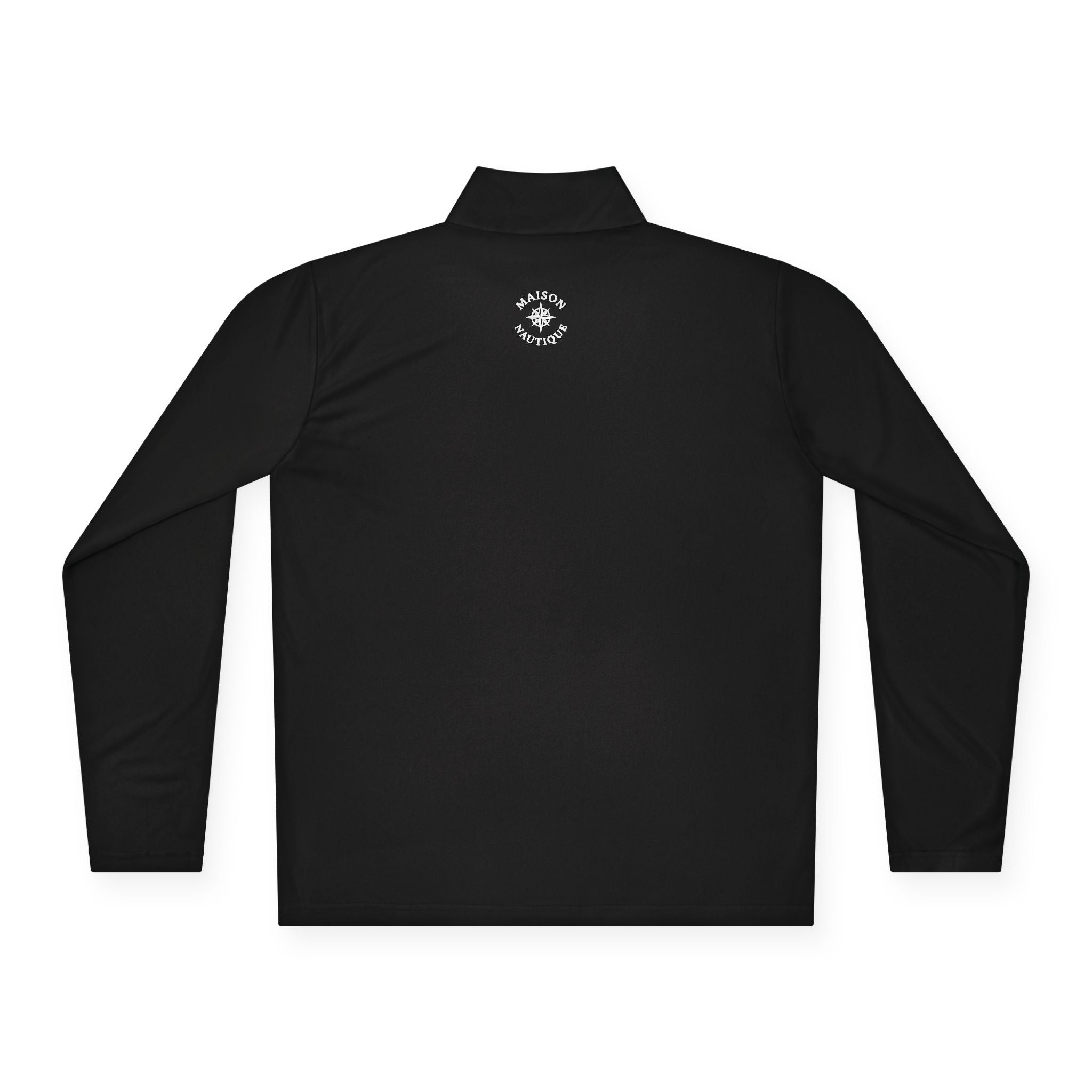 Maison Nautique Signature Quarter-Zip – Black, Grey, True Navy - Maison Nautique