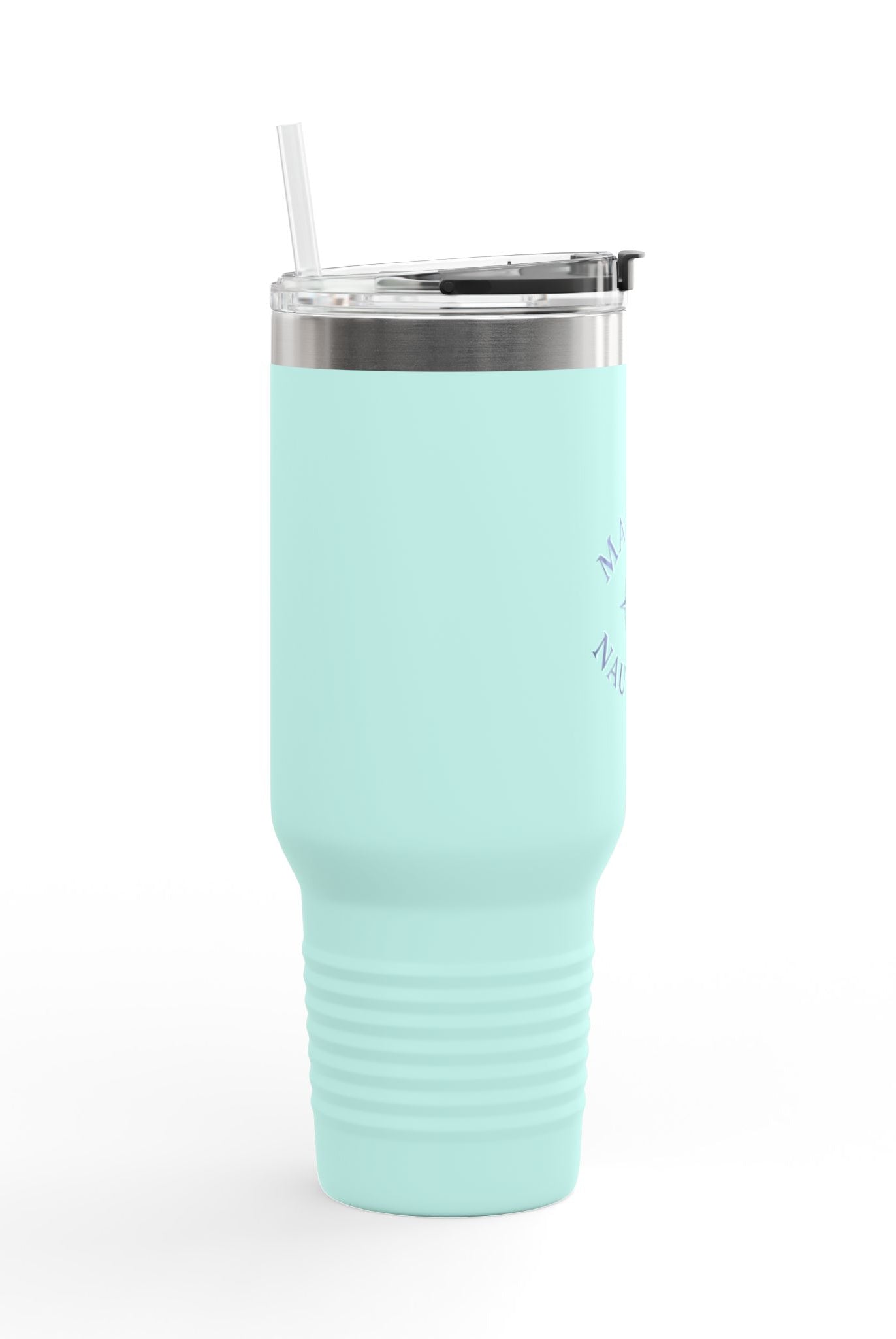 Maison Nautique 40 oz Compass Tumbler – White & Teal Edition - Maison Nautique
