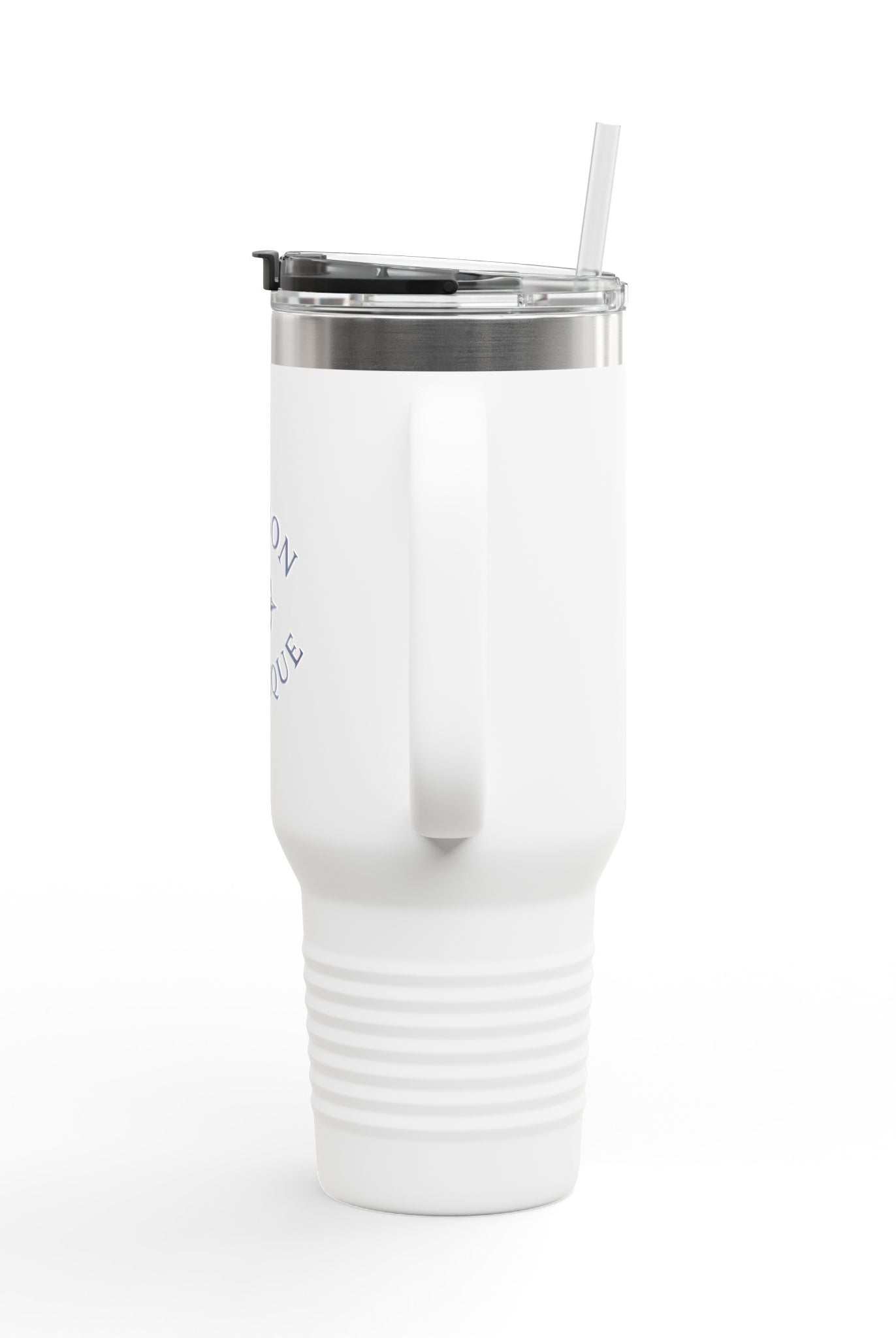 Maison Nautique 40 oz Compass Tumbler – White & Teal Edition - Maison Nautique