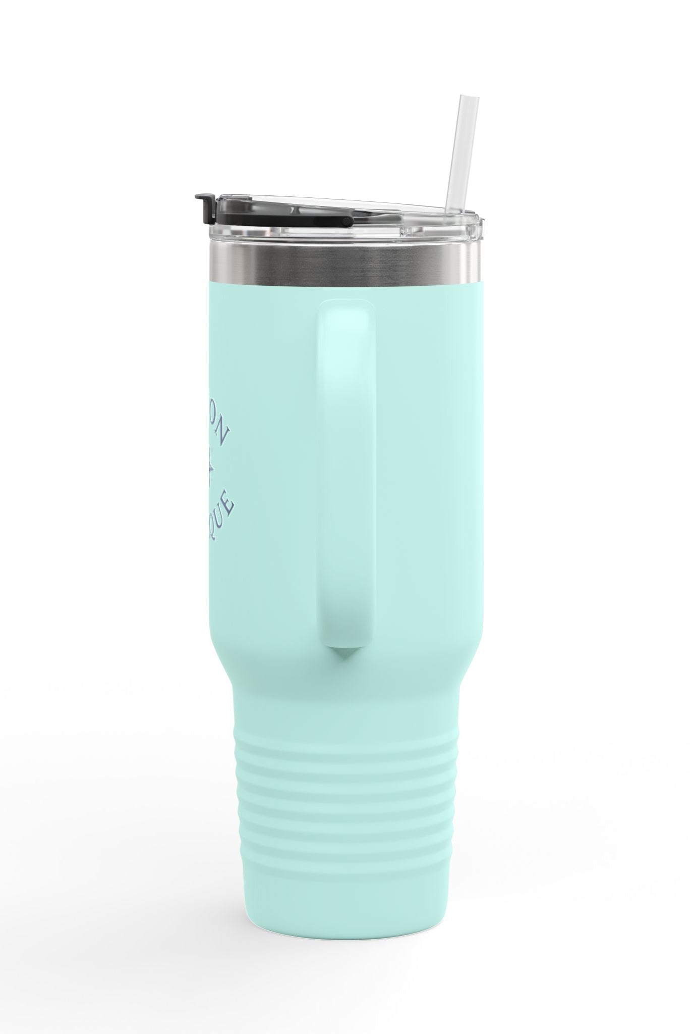 Maison Nautique 40 oz Compass Tumbler – White & Teal Edition - Maison Nautique