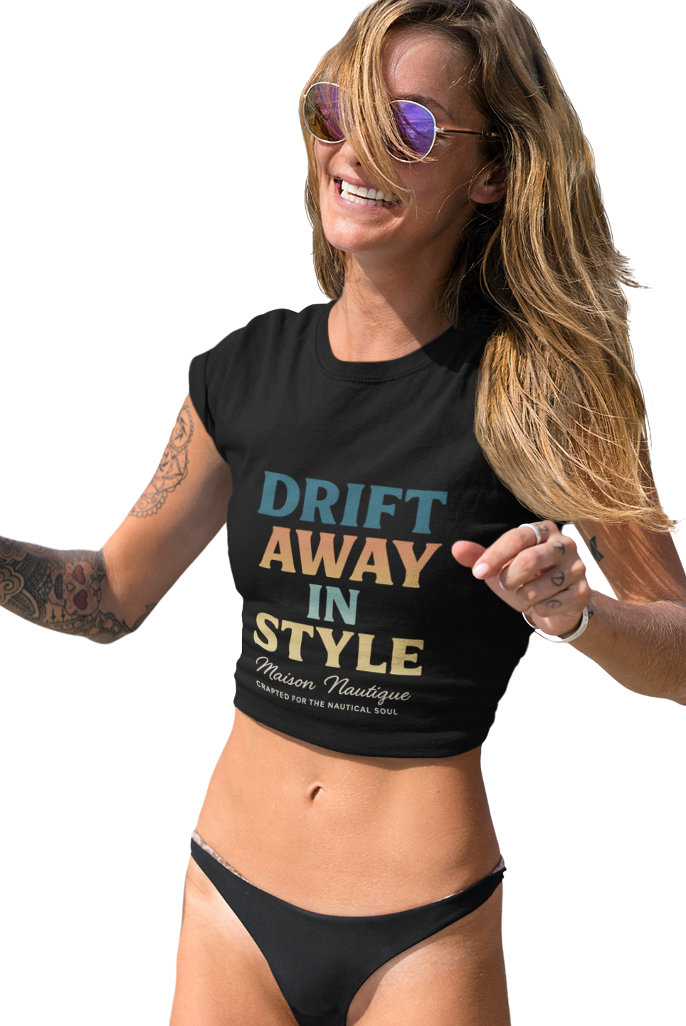 Drift Away in Style – Unisex Coastal Tee - Maison Nautique