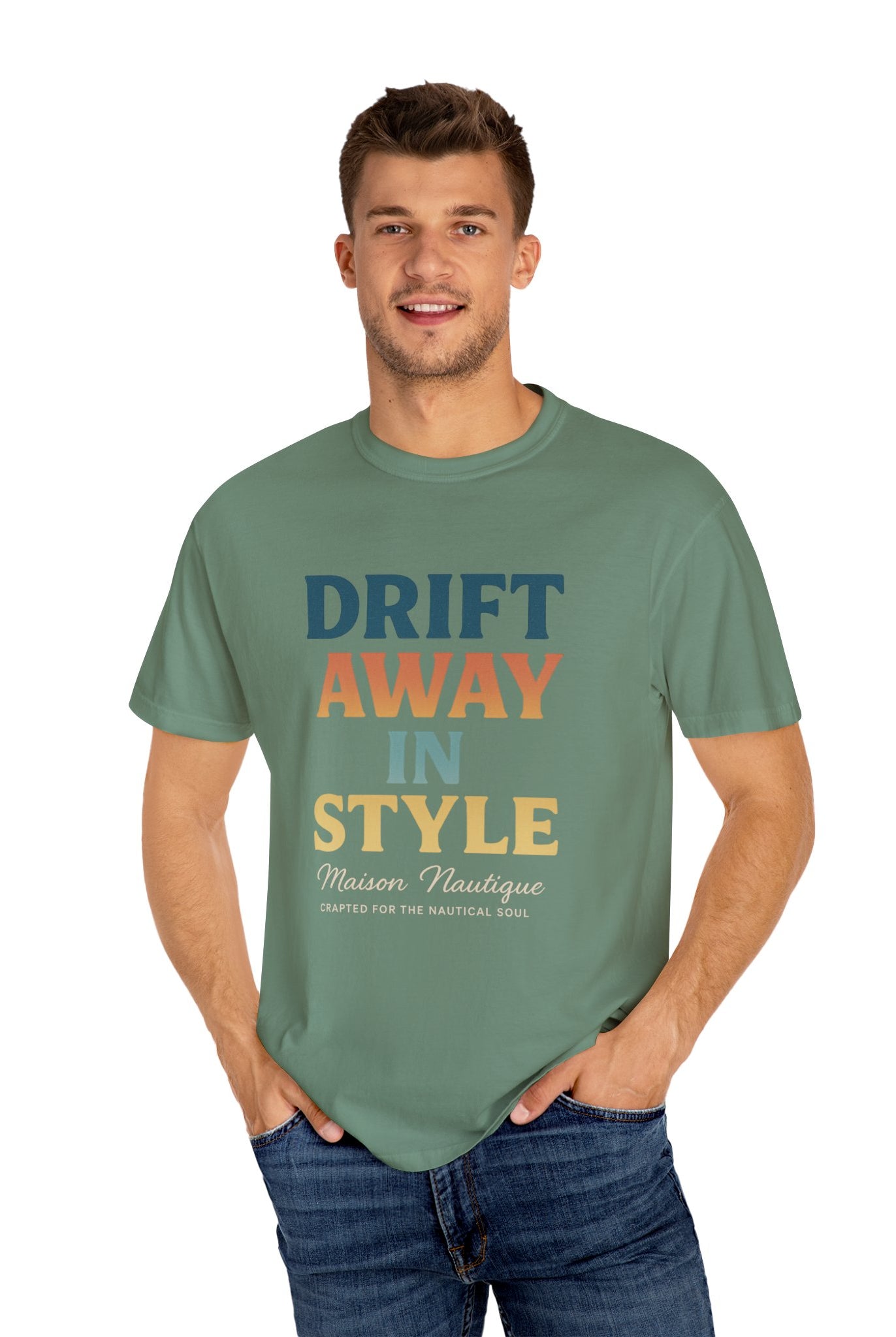 Drift Away in Style – Unisex Coastal Tee - Maison Nautique