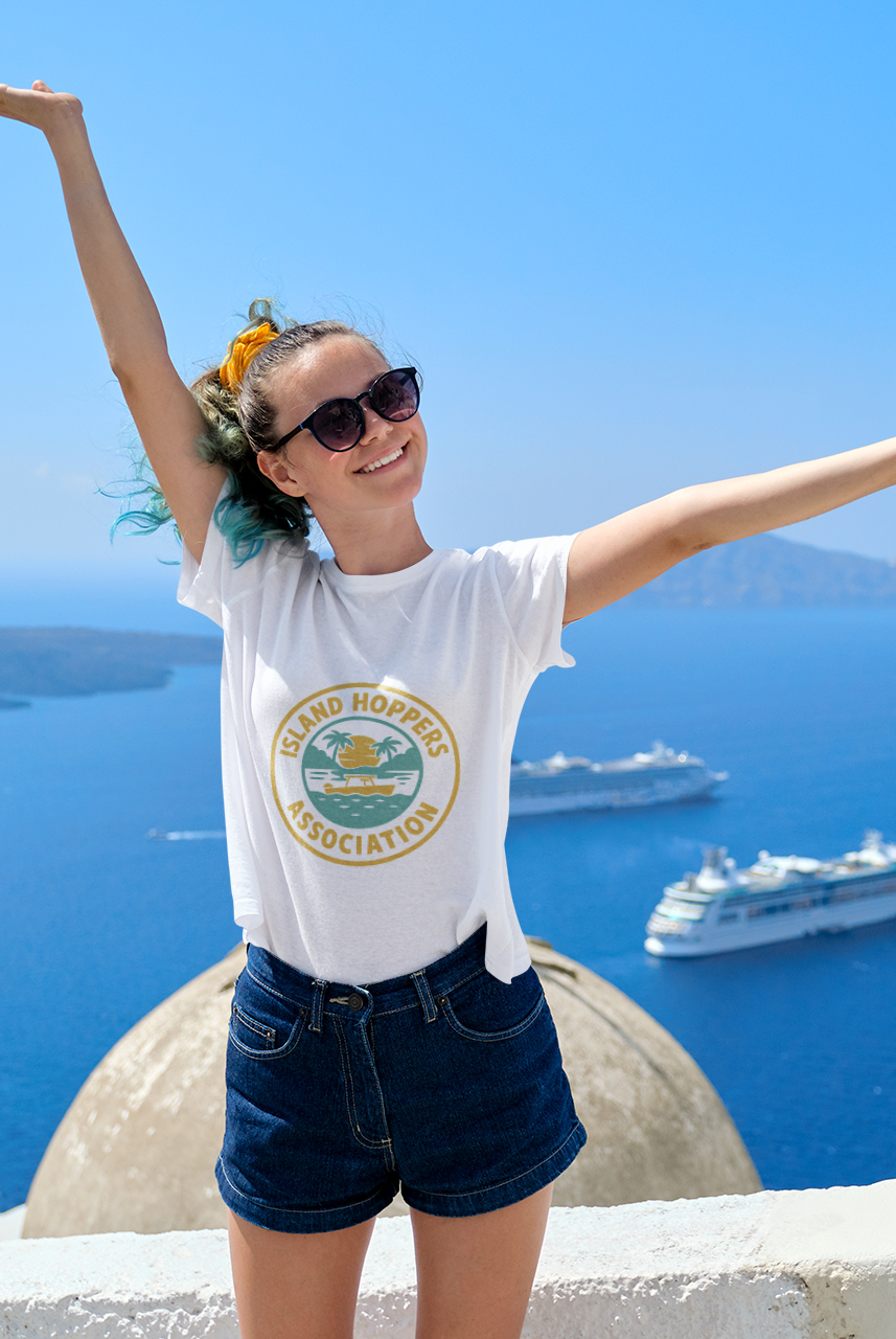Island Hoppers Association – Unisex Garment-Dyed Tee - Maison Nautique