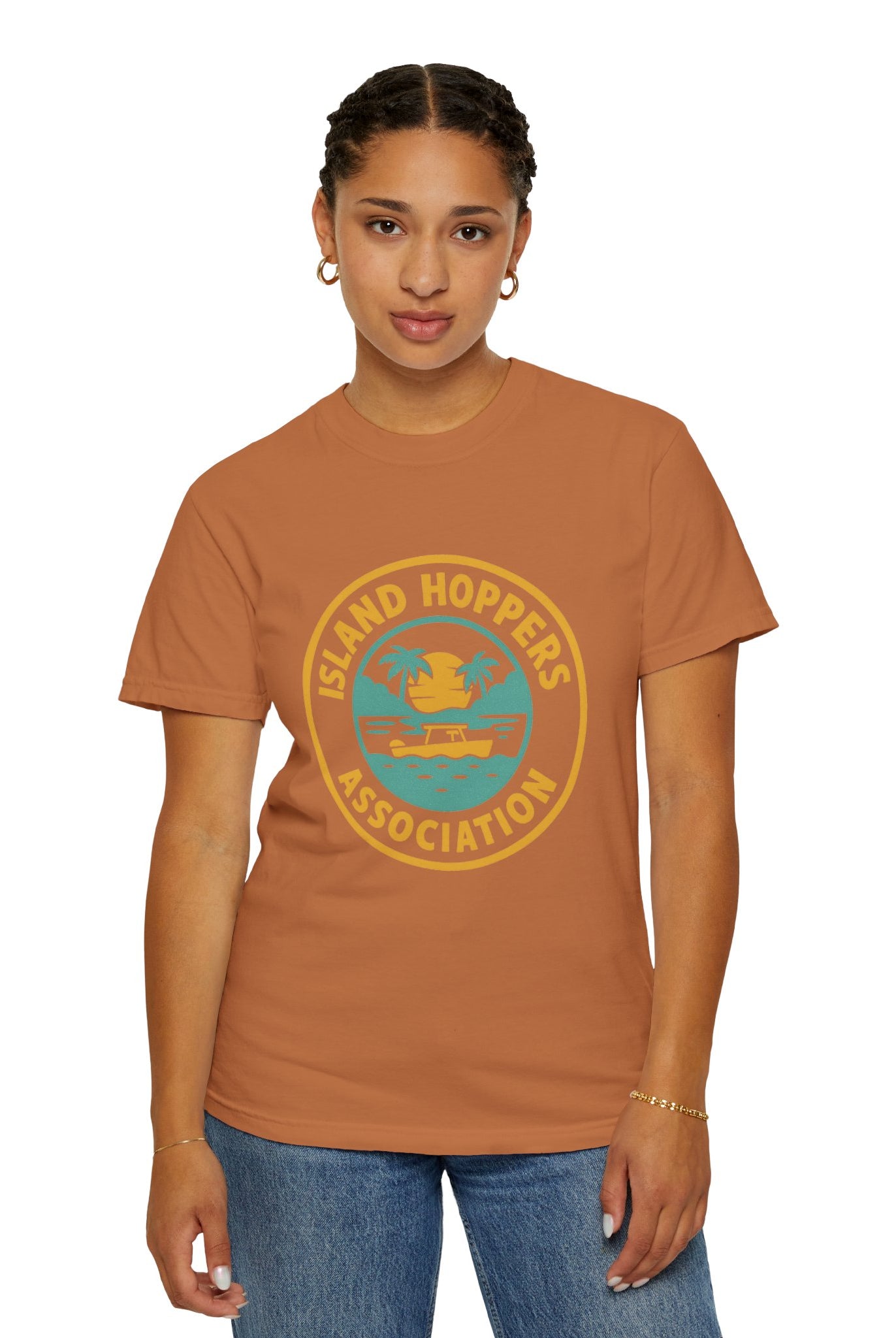 Island Hoppers Association – Unisex Garment-Dyed Tee - Maison Nautique