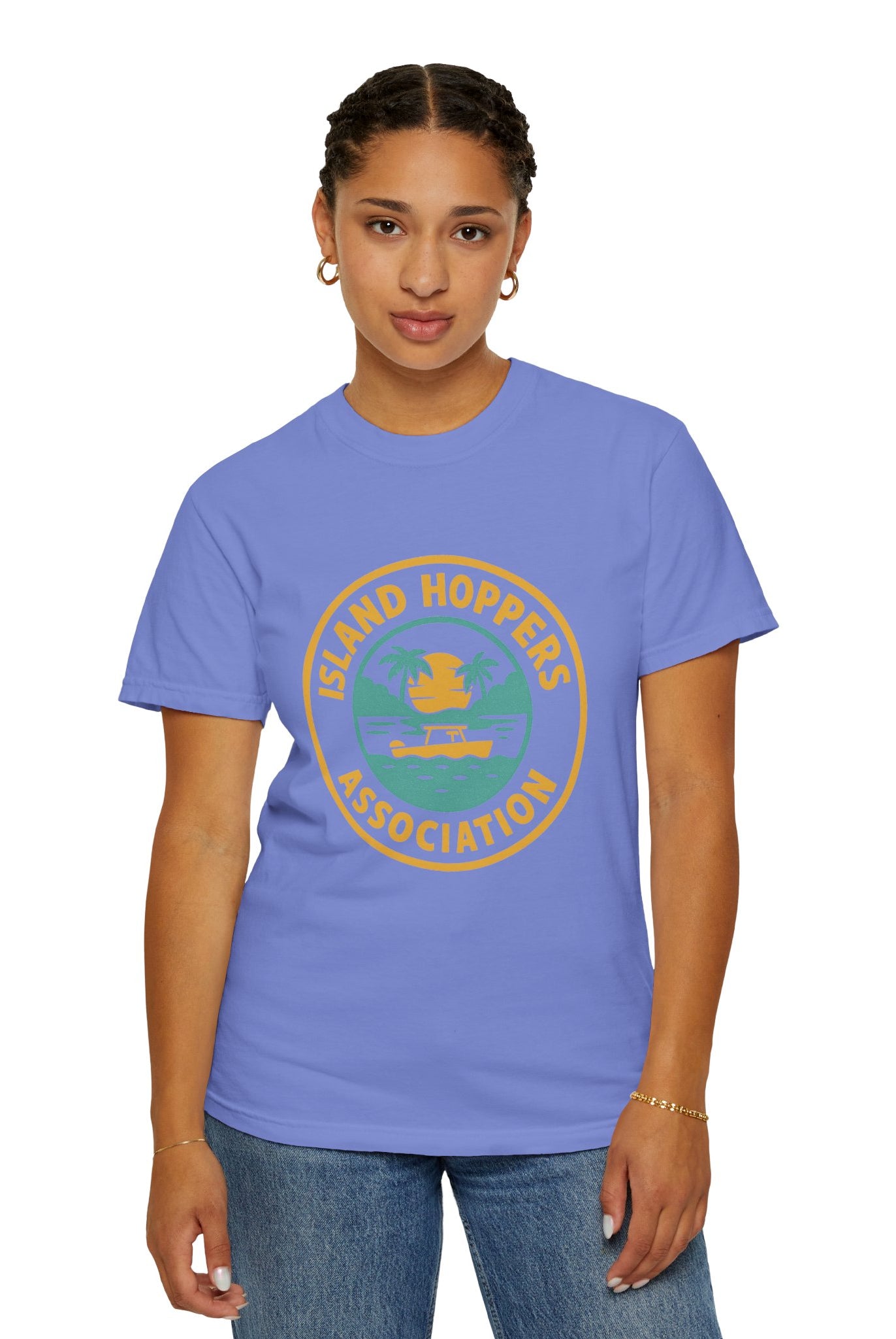 Island Hoppers Association – Unisex Garment-Dyed Tee - Maison Nautique