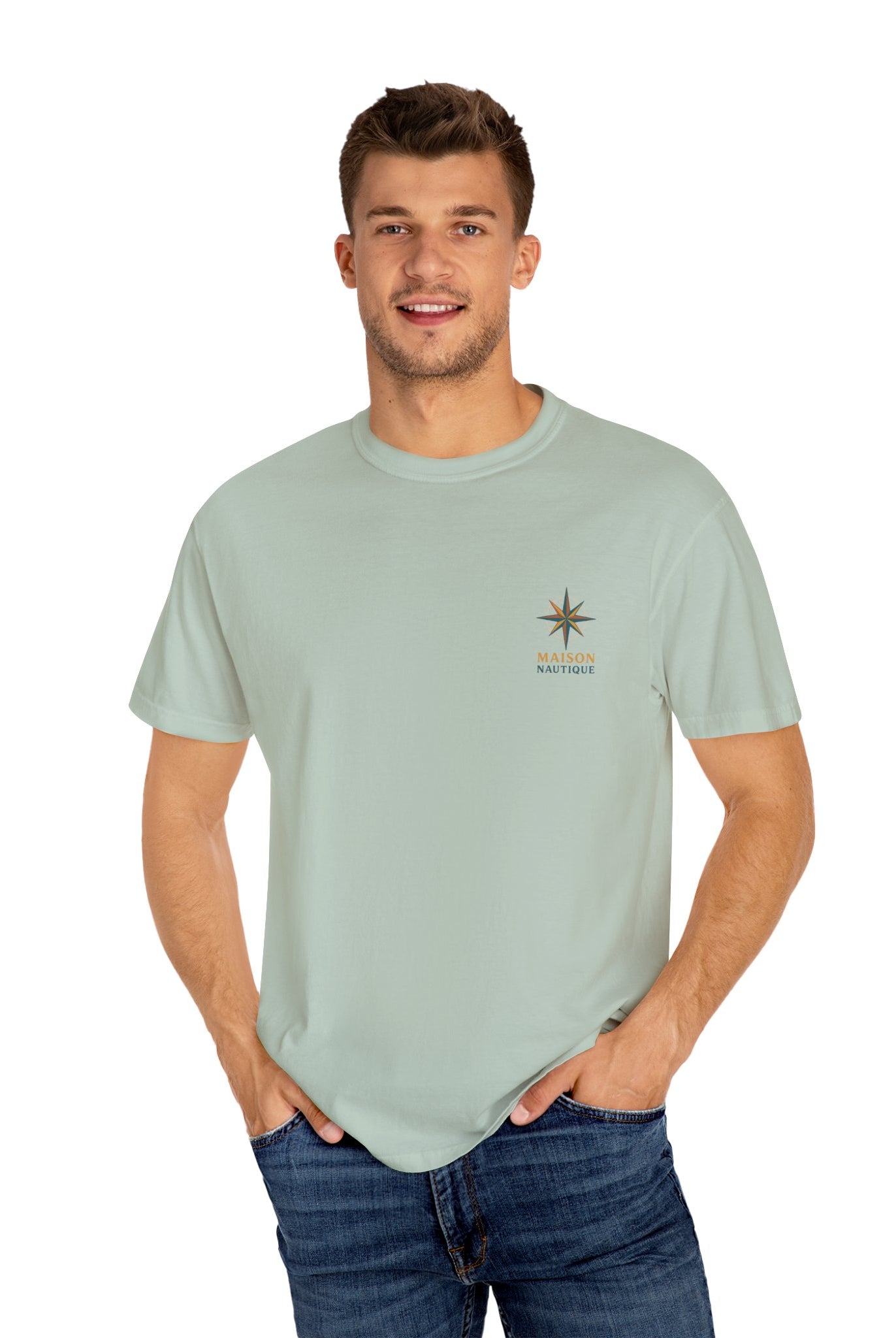Life’s Better on a Beach – Unisex Garment-Dyed T-shirt - Maison Nautique