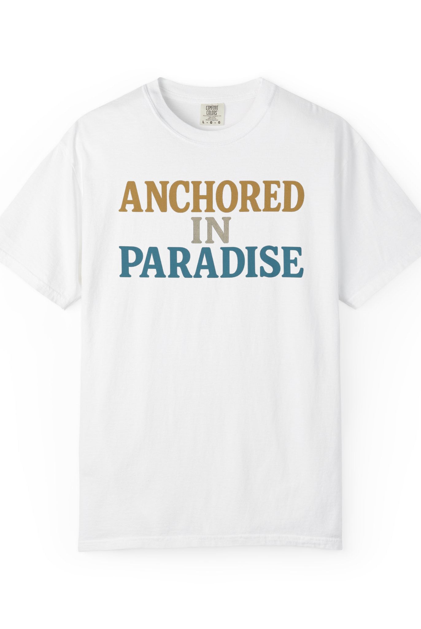 Maison Nautique "Anchored in Paradise" Vintage Unisex Tee - Maison Nautique