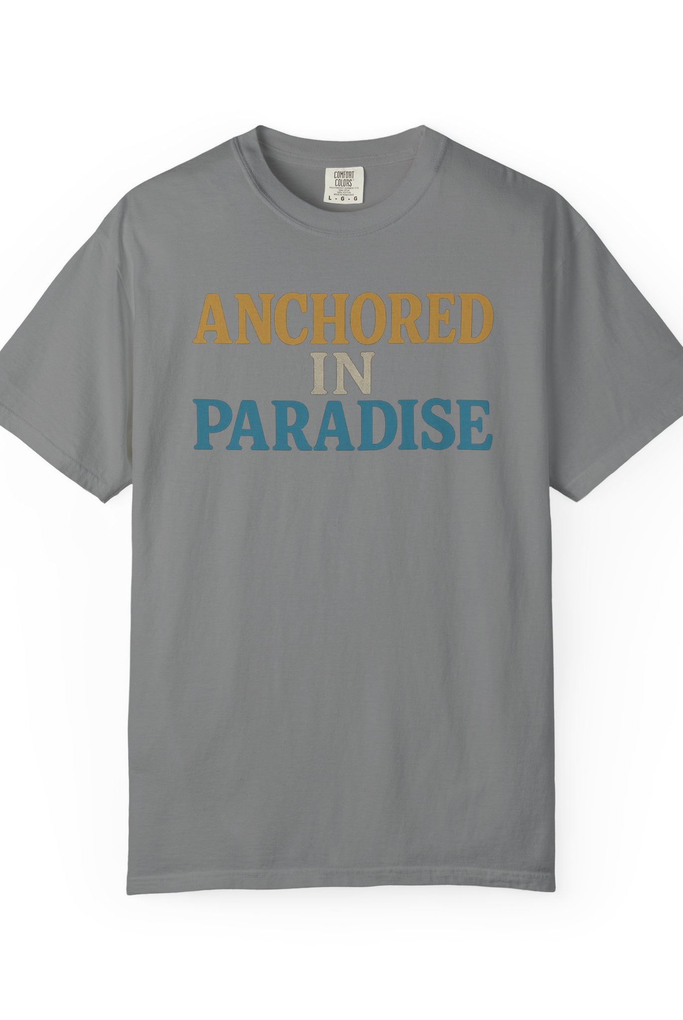 Maison Nautique "Anchored in Paradise" Vintage Unisex Tee - Maison Nautique