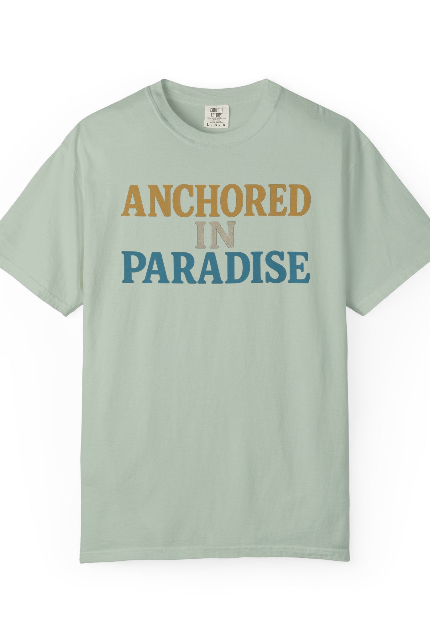 Maison Nautique "Anchored in Paradise" Vintage Unisex Tee - Maison Nautique