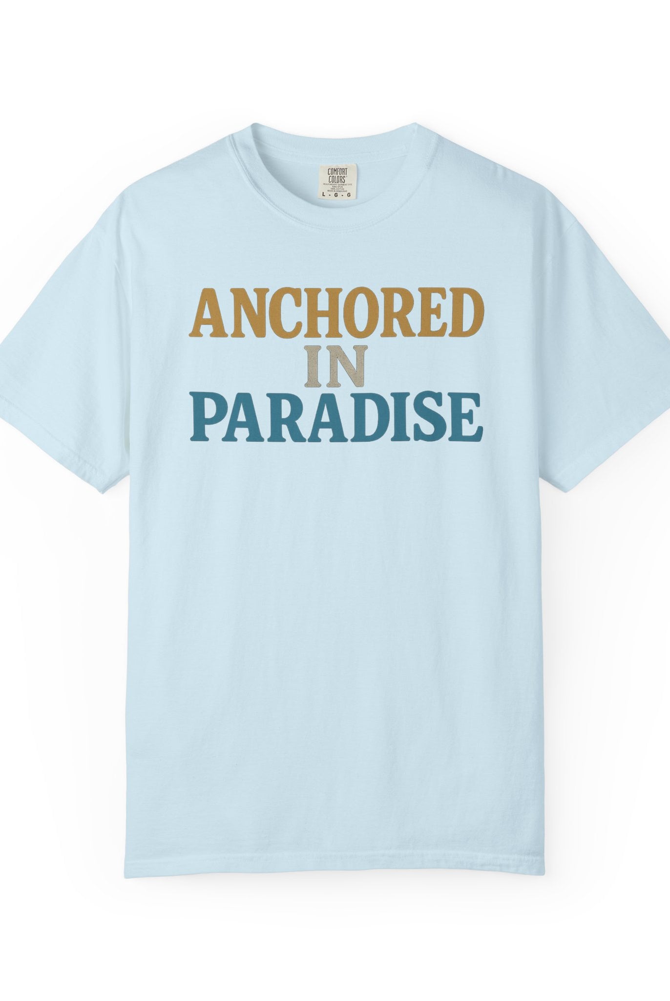 Maison Nautique "Anchored in Paradise" Vintage Unisex Tee - Maison Nautique