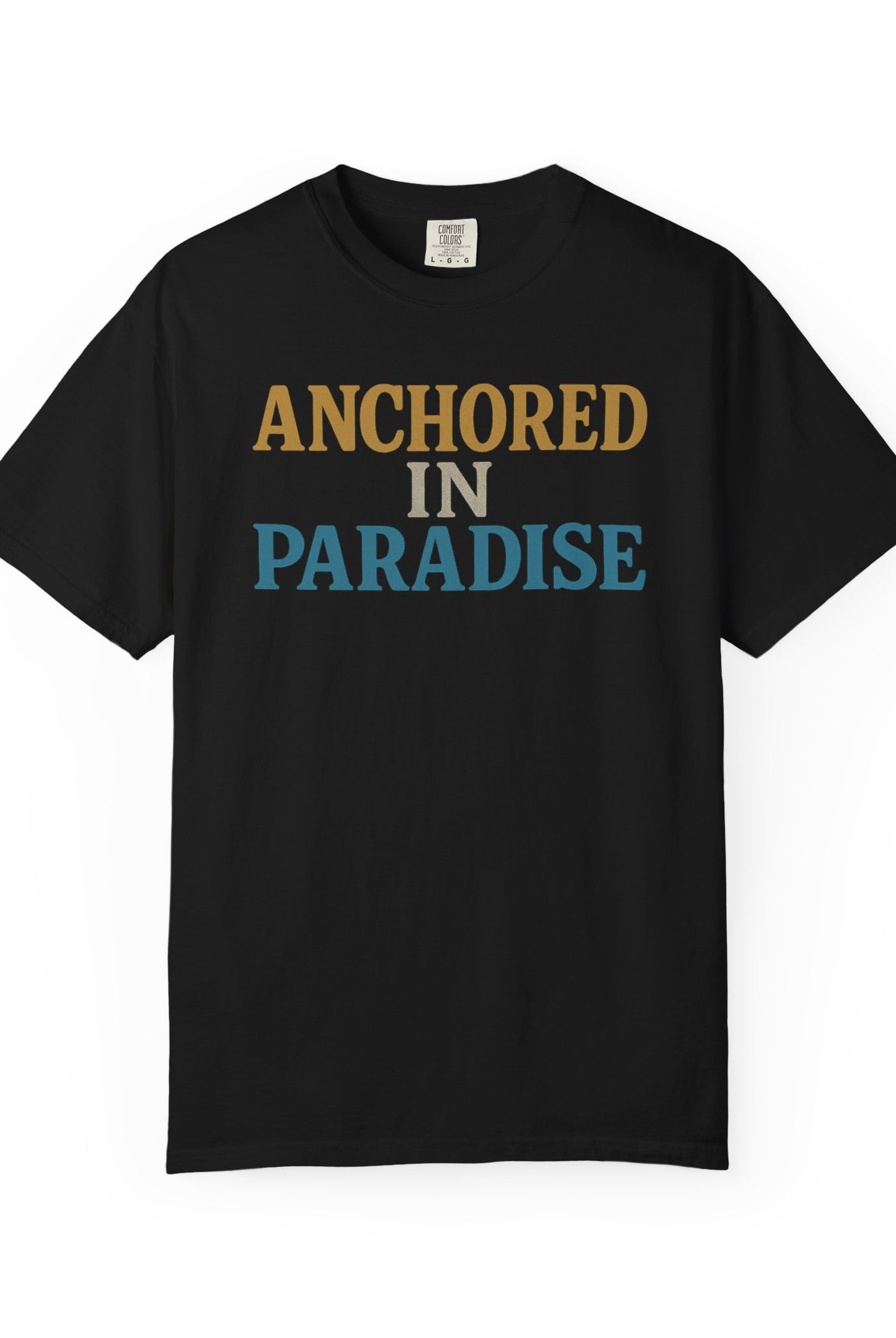 Maison Nautique "Anchored in Paradise" Vintage Unisex Tee - Maison Nautique