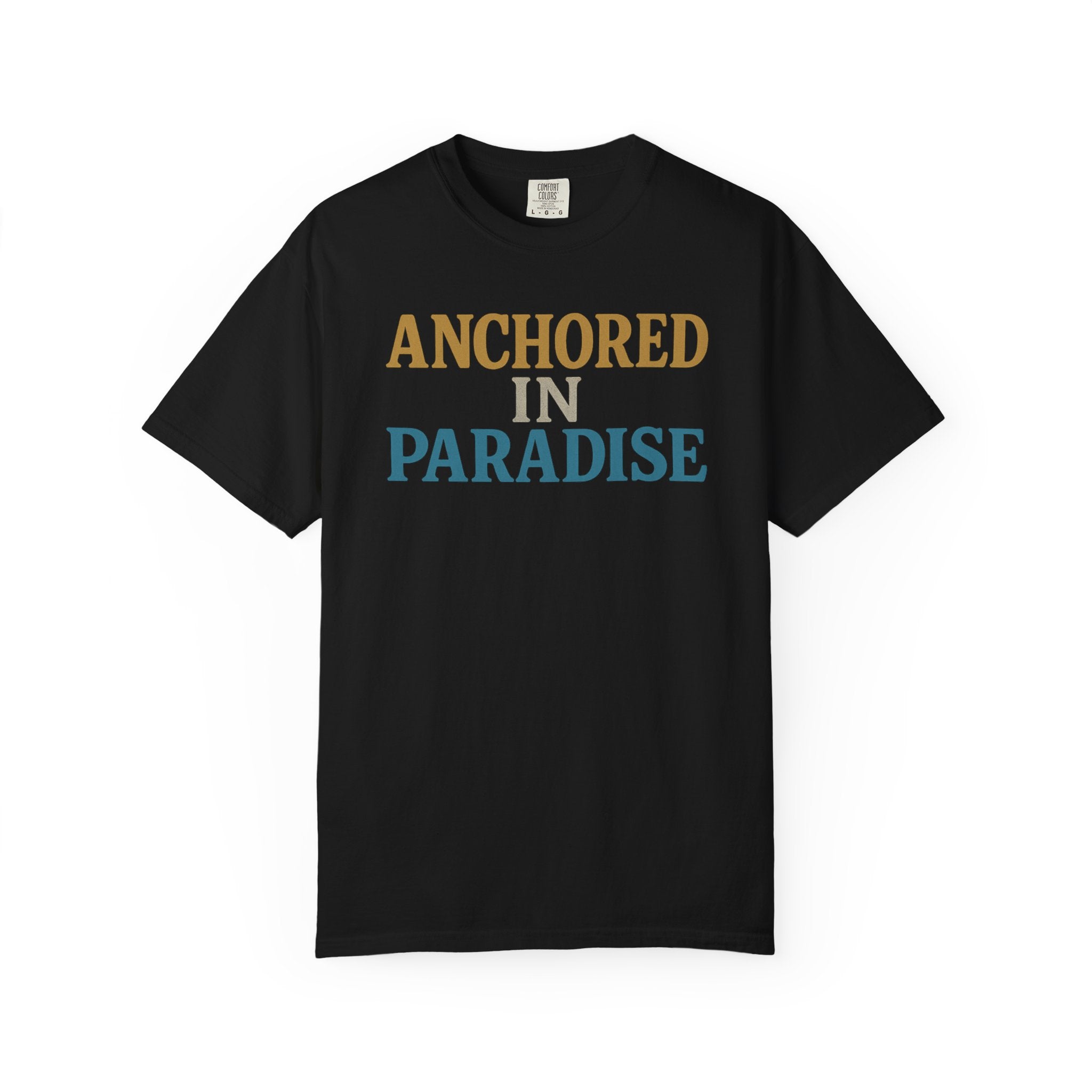 Maison Nautique "Anchored in Paradise" Vintage Unisex Tee - Maison Nautique