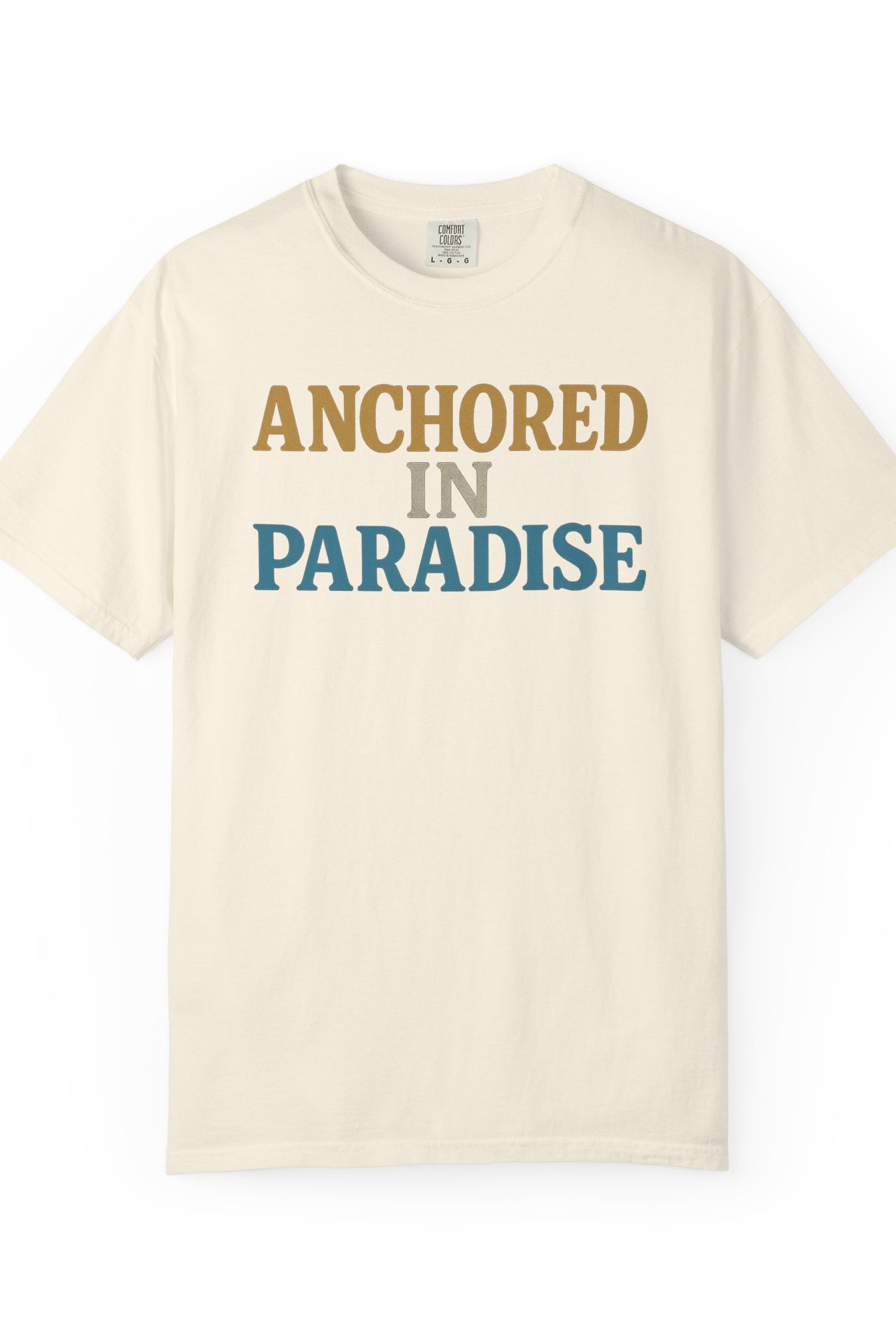 Maison Nautique "Anchored in Paradise" Vintage Unisex Tee - Maison Nautique