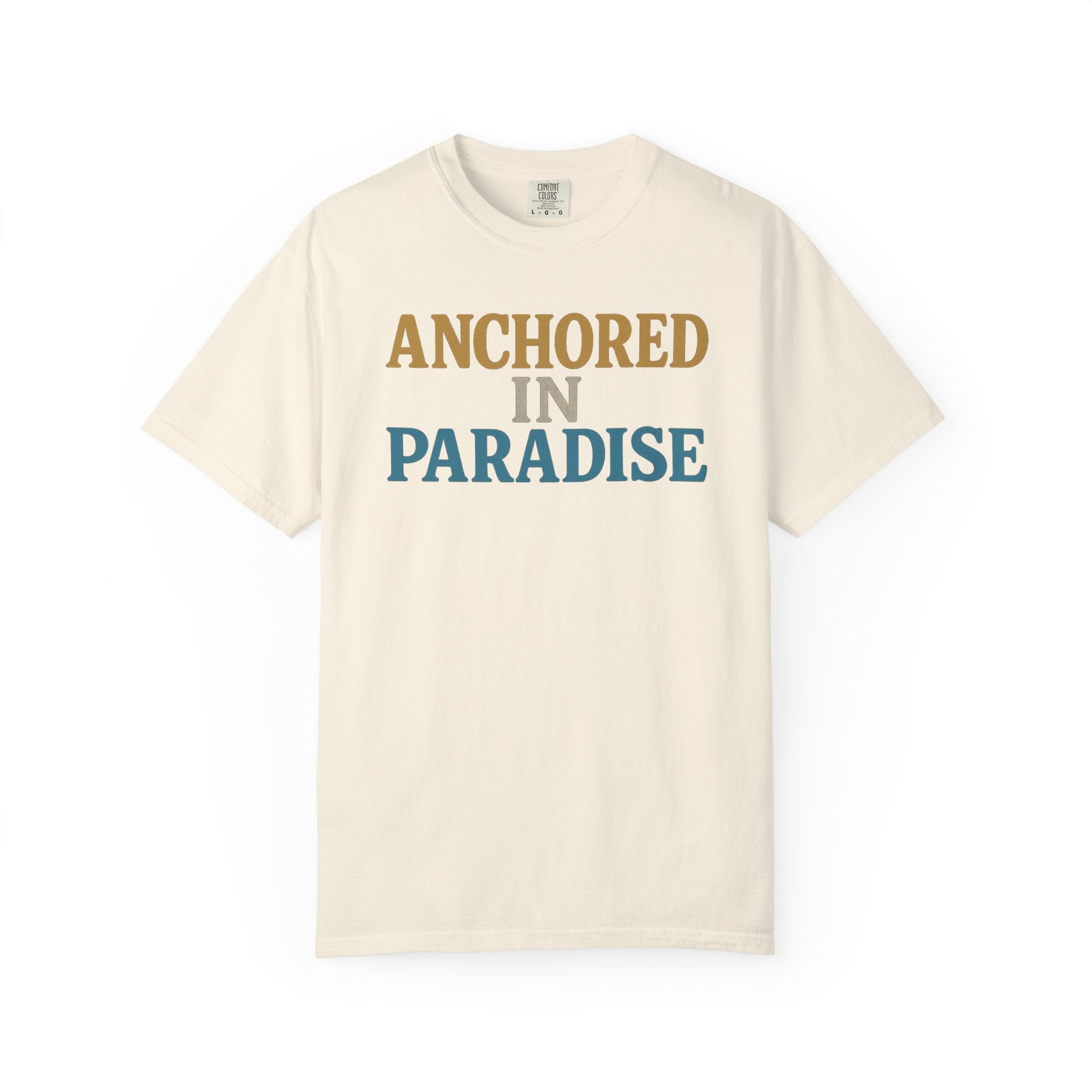 Maison Nautique "Anchored in Paradise" Vintage Unisex Tee - Maison Nautique
