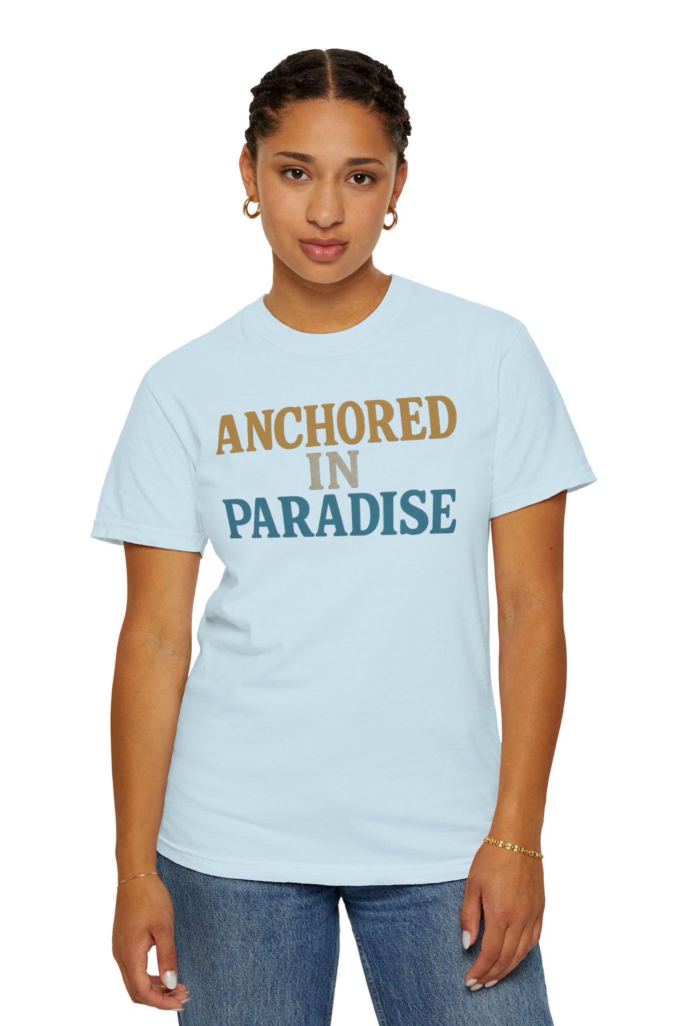 Maison Nautique "Anchored in Paradise" Vintage Unisex Tee - Maison Nautique