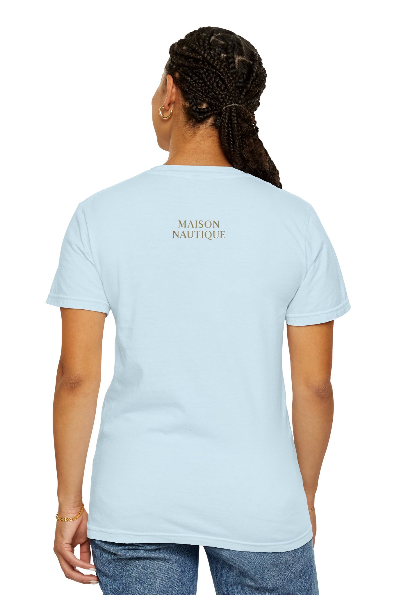 Maison Nautique "Anchored in Paradise" Vintage Unisex Tee - Maison Nautique