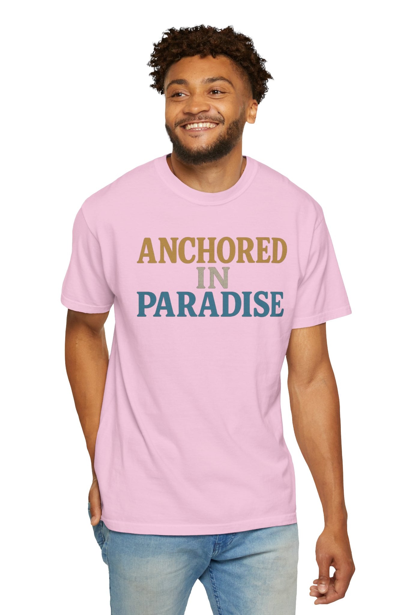 Maison Nautique "Anchored in Paradise" Vintage Unisex Tee - Maison Nautique