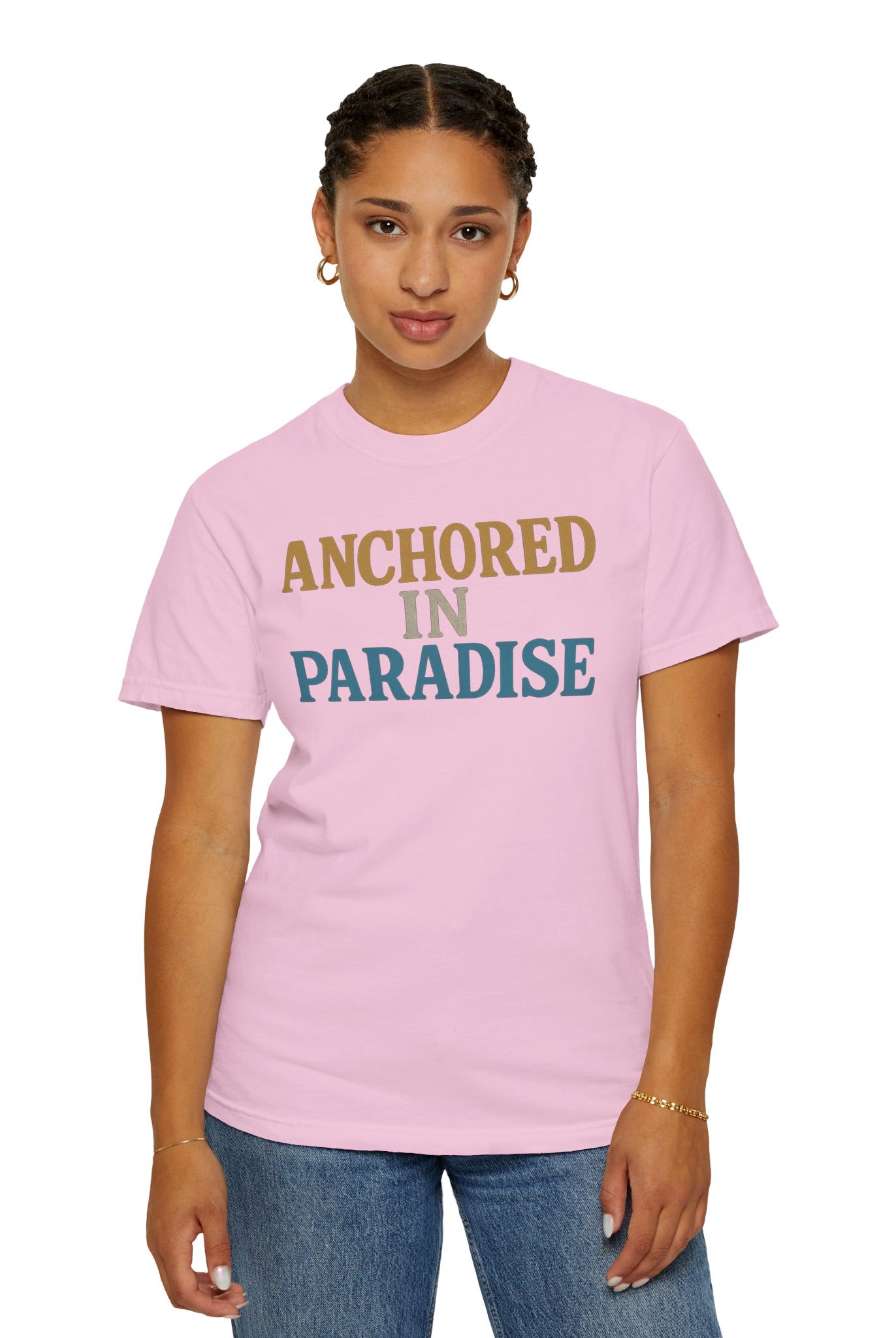 Maison Nautique "Anchored in Paradise" Vintage Unisex Tee - Maison Nautique