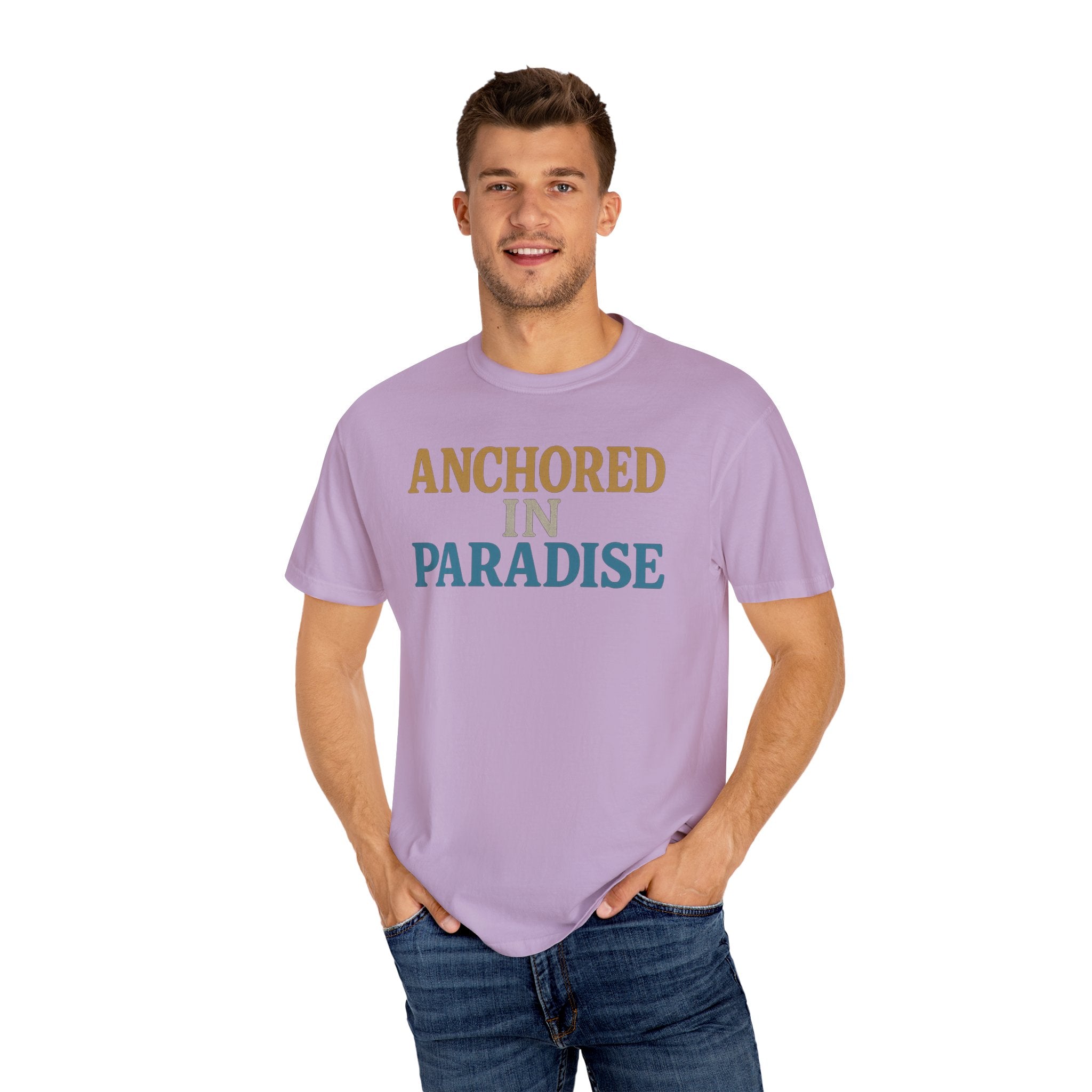 Maison Nautique "Anchored in Paradise" Vintage Unisex Tee - Maison Nautique
