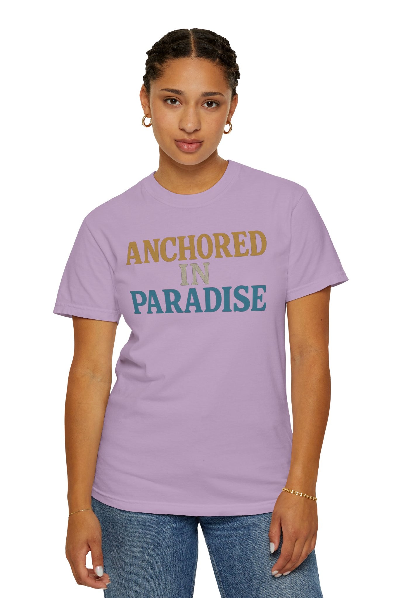 Maison Nautique "Anchored in Paradise" Vintage Unisex Tee - Maison Nautique