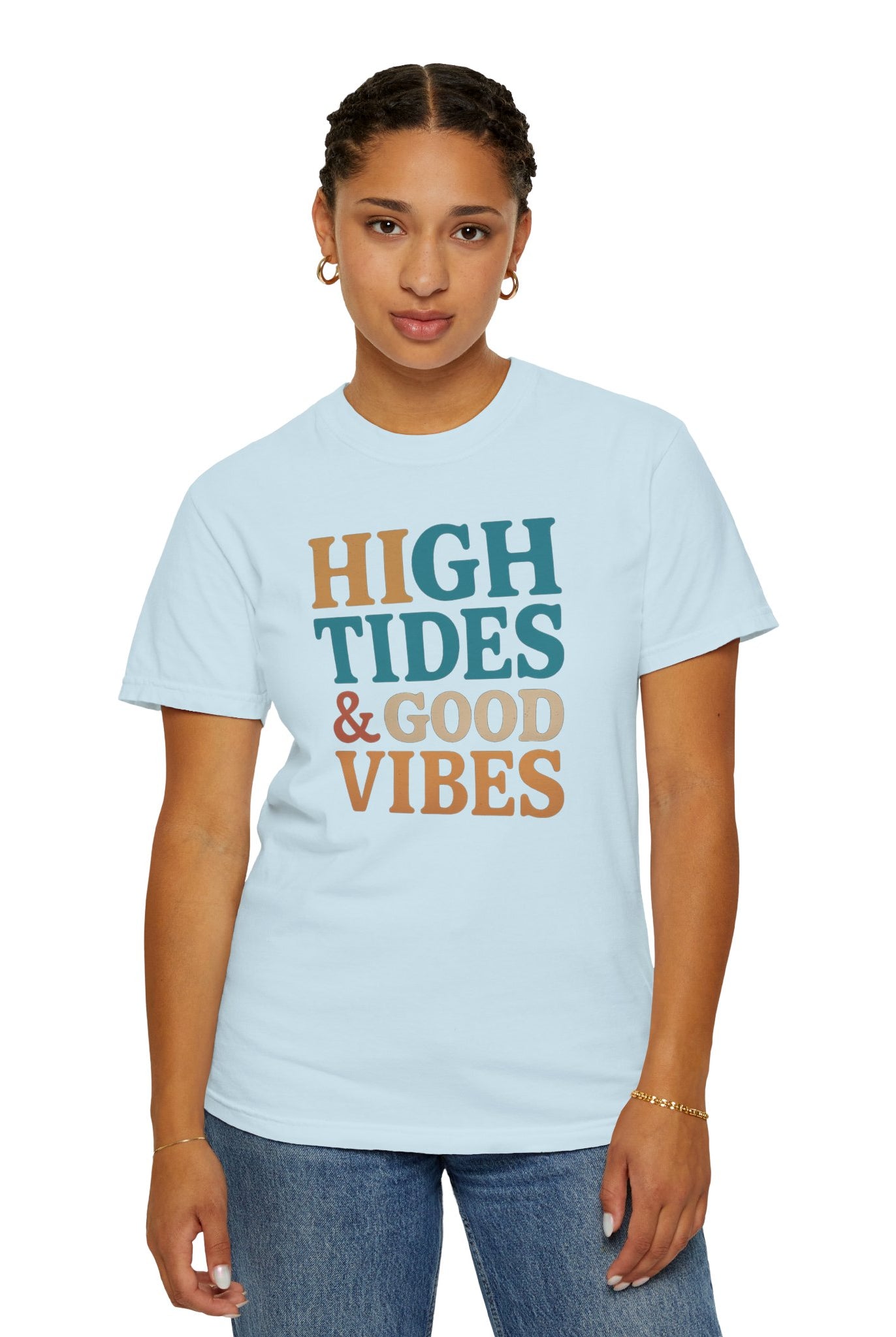 Maison Nautique "High Tides & Good Vibes" Vintage Unisex Tee - Maison Nautique