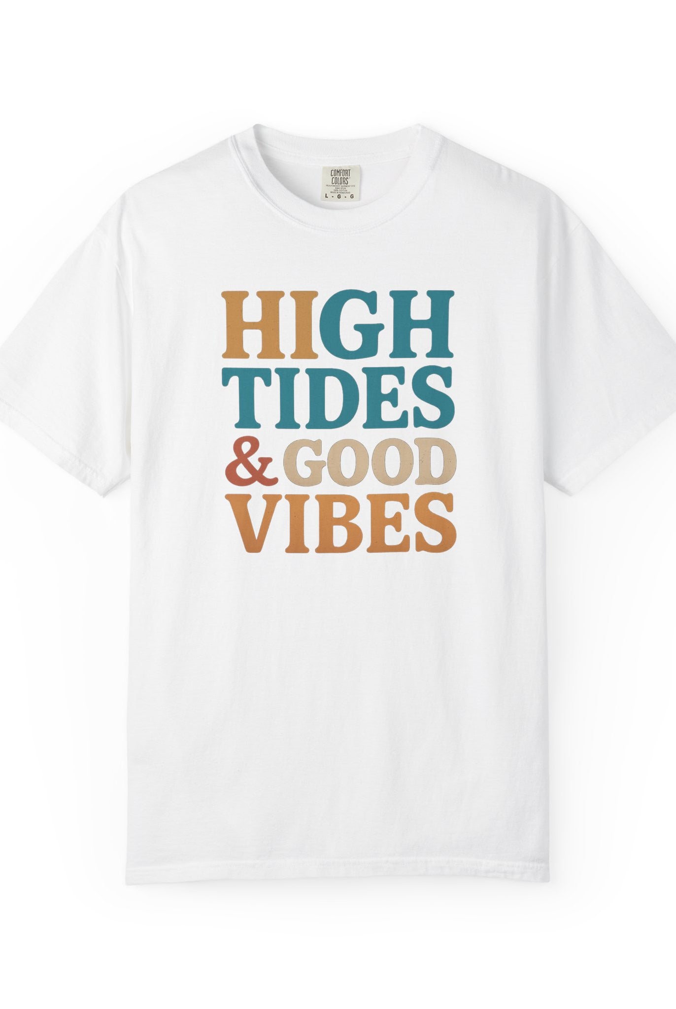 Maison Nautique "High Tides & Good Vibes" Vintage Unisex Tee - Maison Nautique