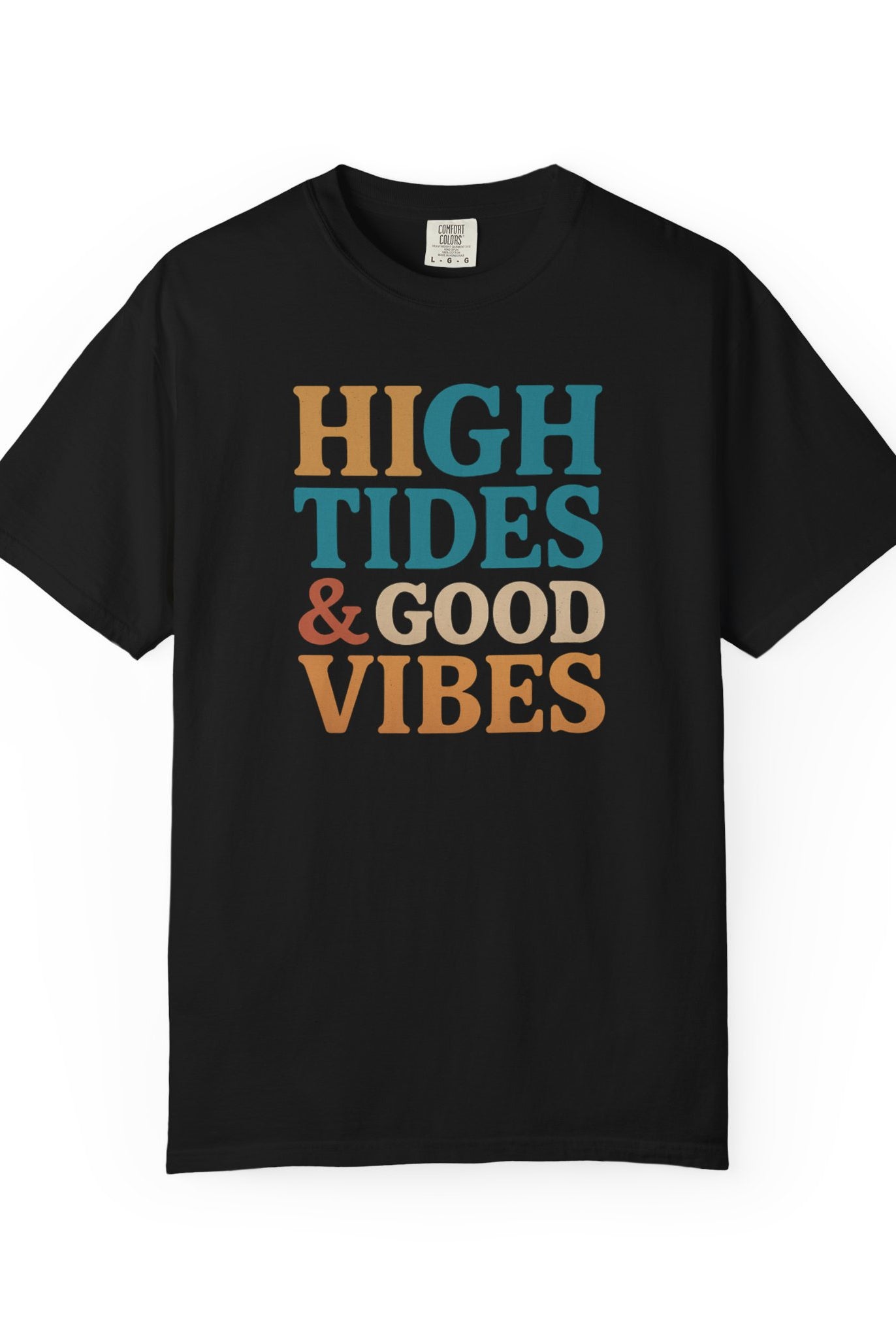 Maison Nautique "High Tides & Good Vibes" Vintage Unisex Tee - Maison Nautique