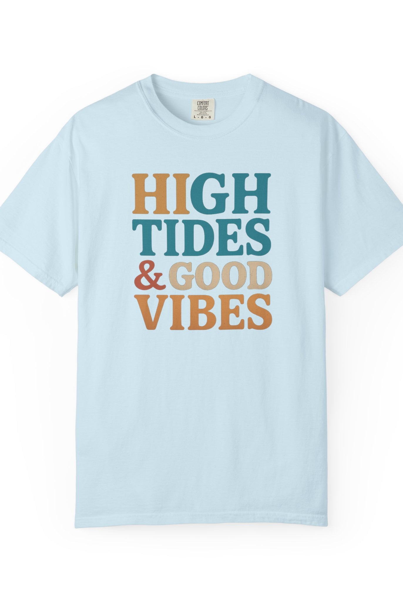 Maison Nautique "High Tides & Good Vibes" Vintage Unisex Tee - Maison Nautique