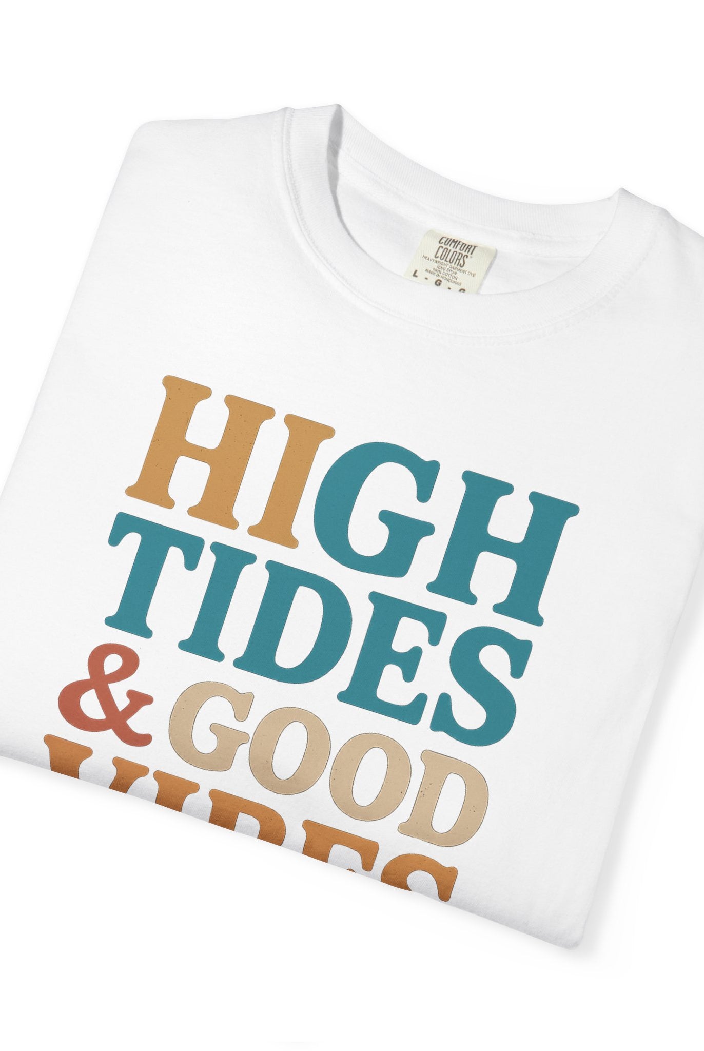 Maison Nautique "High Tides & Good Vibes" Vintage Unisex Tee - Maison Nautique