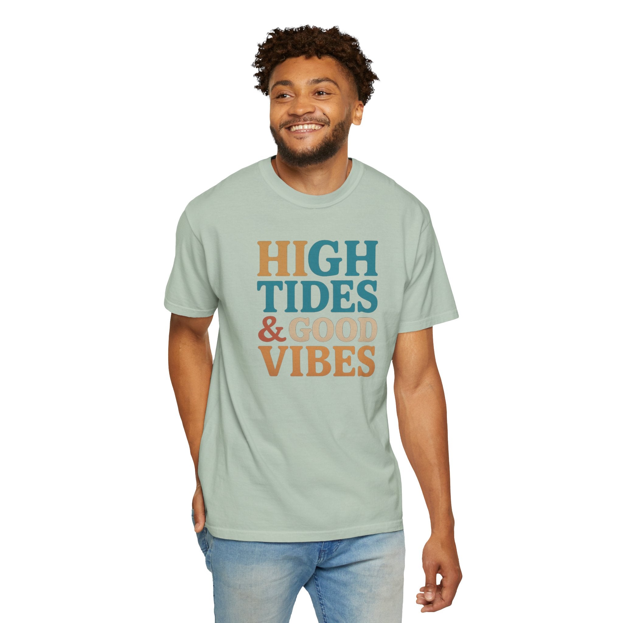 Maison Nautique "High Tides & Good Vibes" Vintage Unisex Tee - Maison Nautique