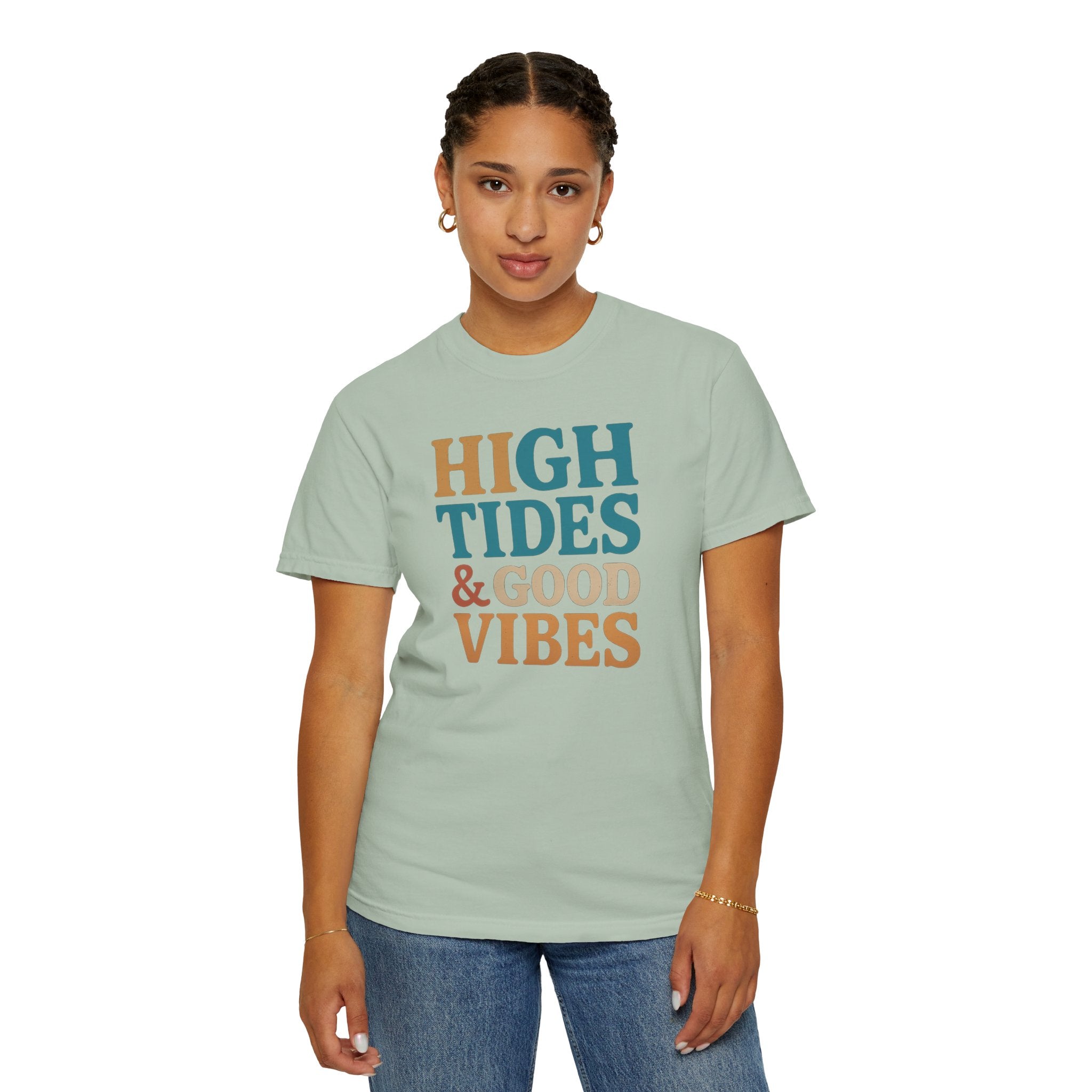 Maison Nautique "High Tides & Good Vibes" Vintage Unisex Tee - Maison Nautique