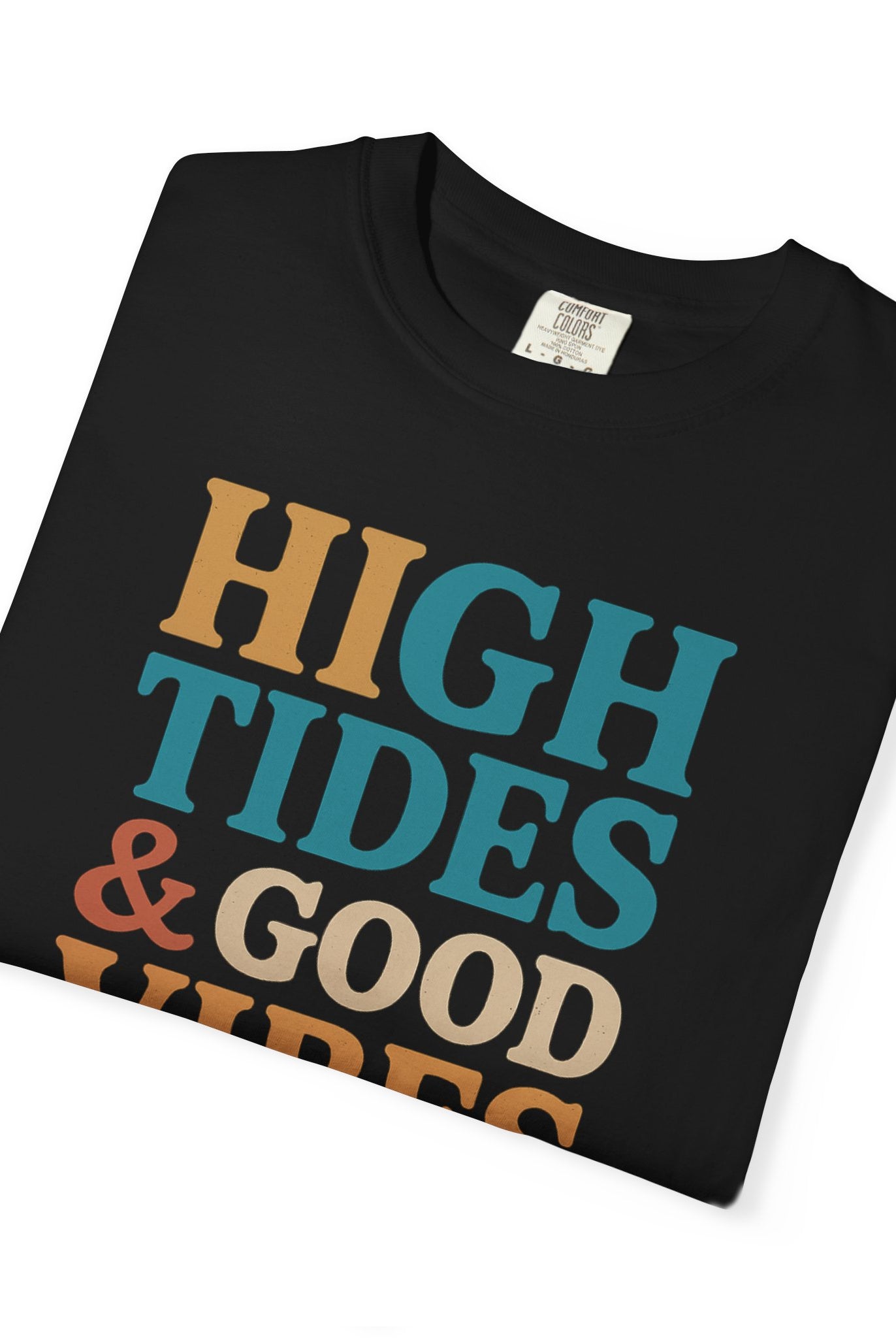Maison Nautique "High Tides & Good Vibes" Vintage Unisex Tee - Maison Nautique