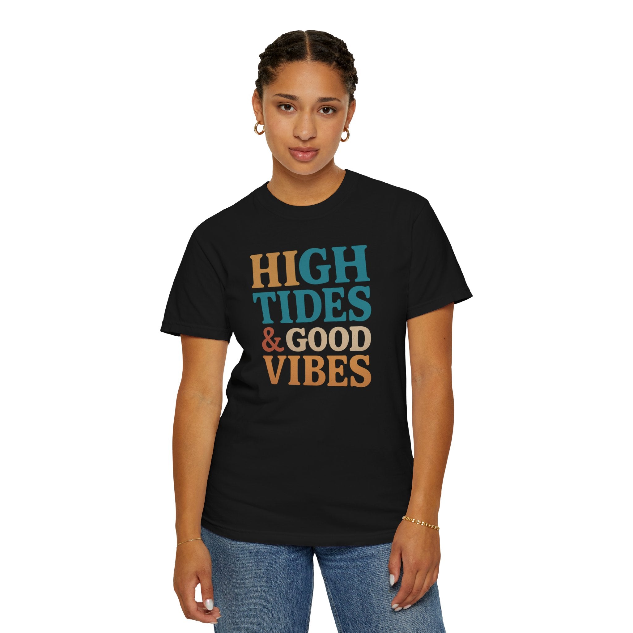 Maison Nautique "High Tides & Good Vibes" Vintage Unisex Tee - Maison Nautique
