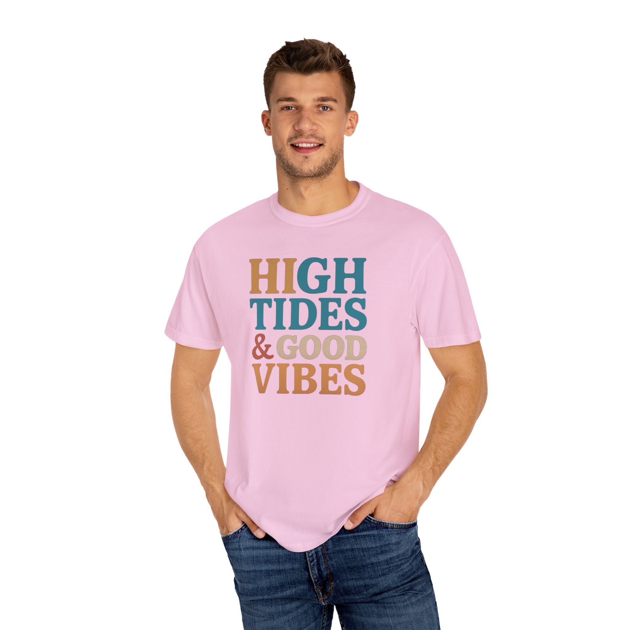 Maison Nautique "High Tides & Good Vibes" Vintage Unisex Tee - Maison Nautique